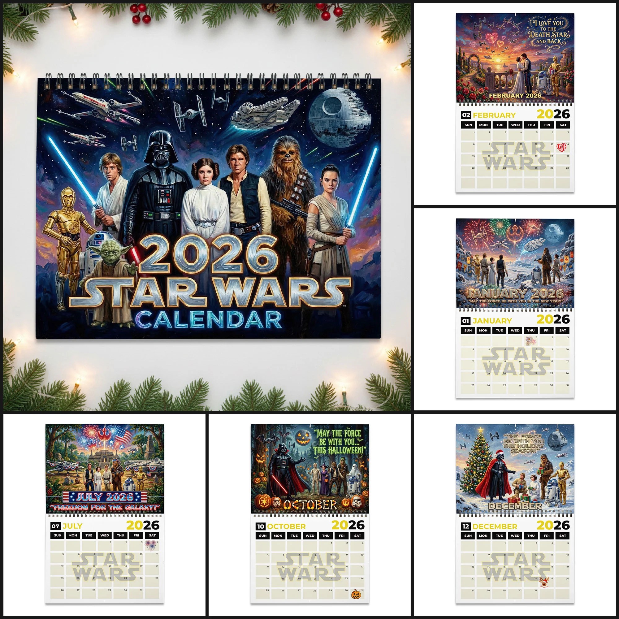 REVIEW Star Wars Calendar 2026 Worldwide Delivery