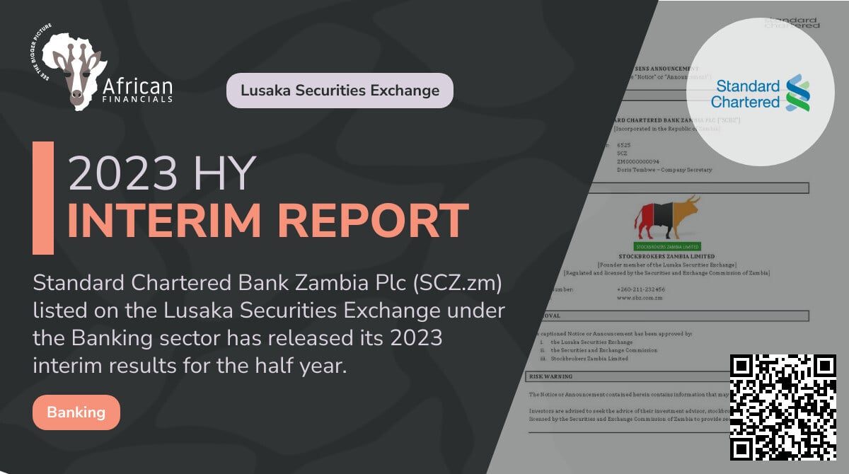 Standard Chartered Bank Zambia Plc Reports 76 YoY Growth in Profit