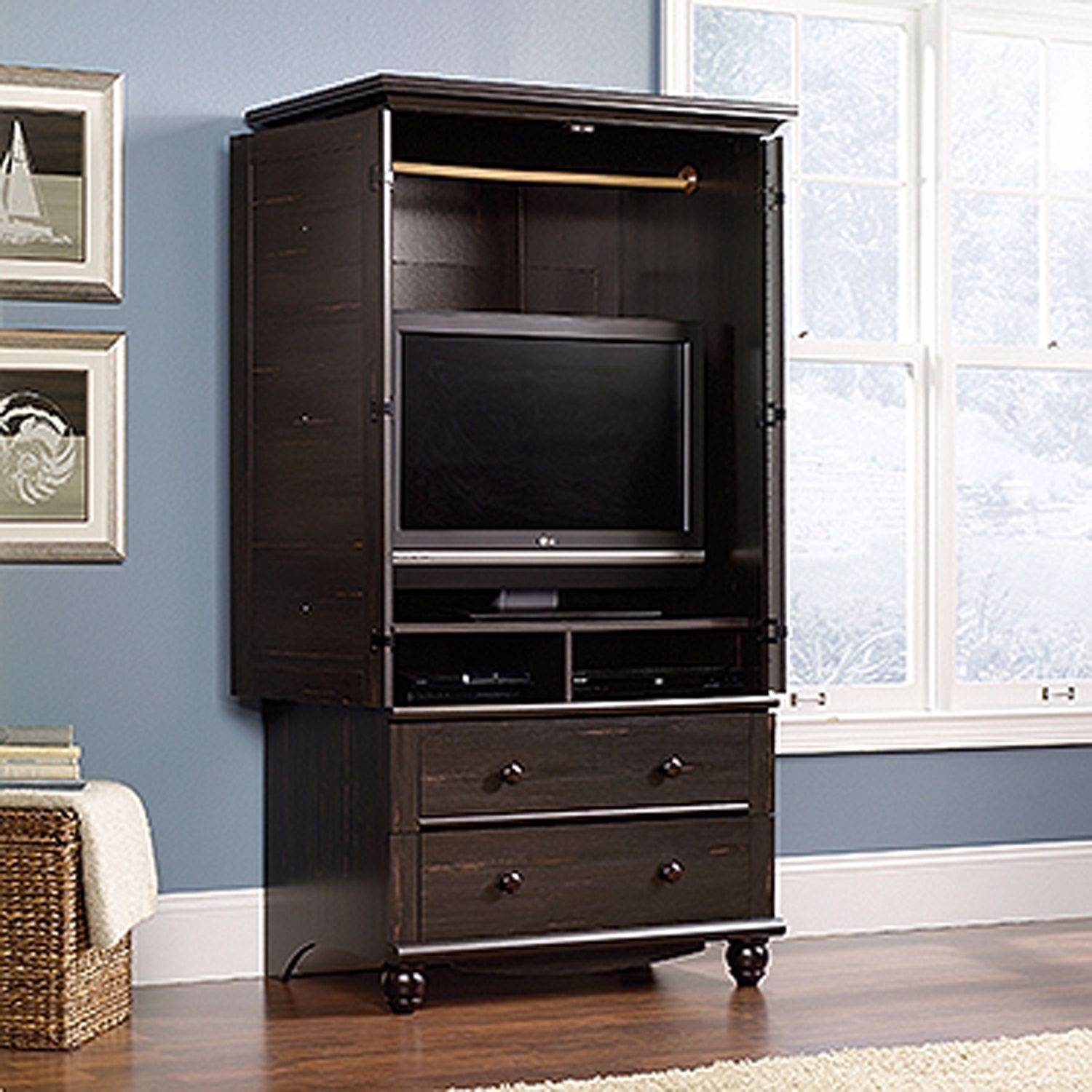 Harbor View Armoire Antiqued Paint * D