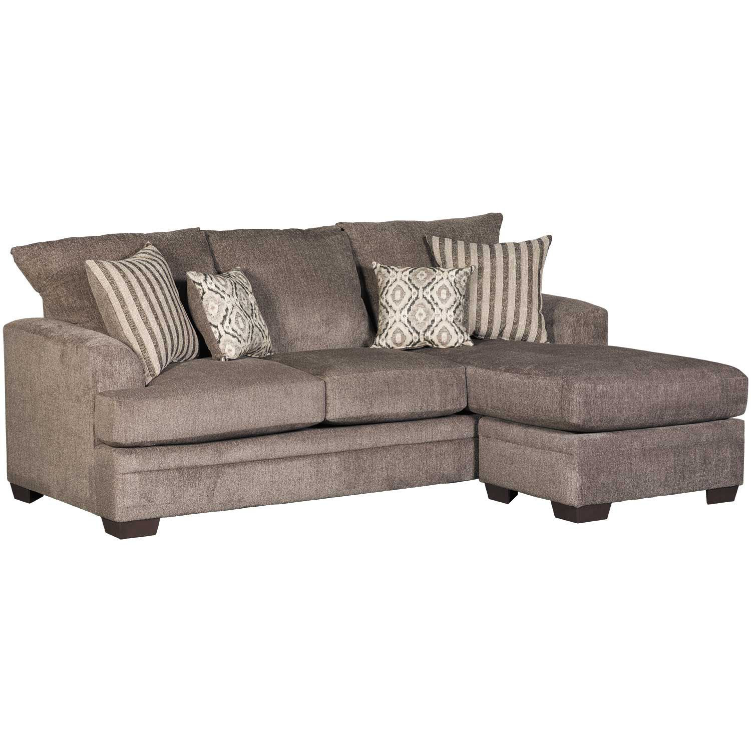 Cornell Pewter Sofa With Chaise B23657