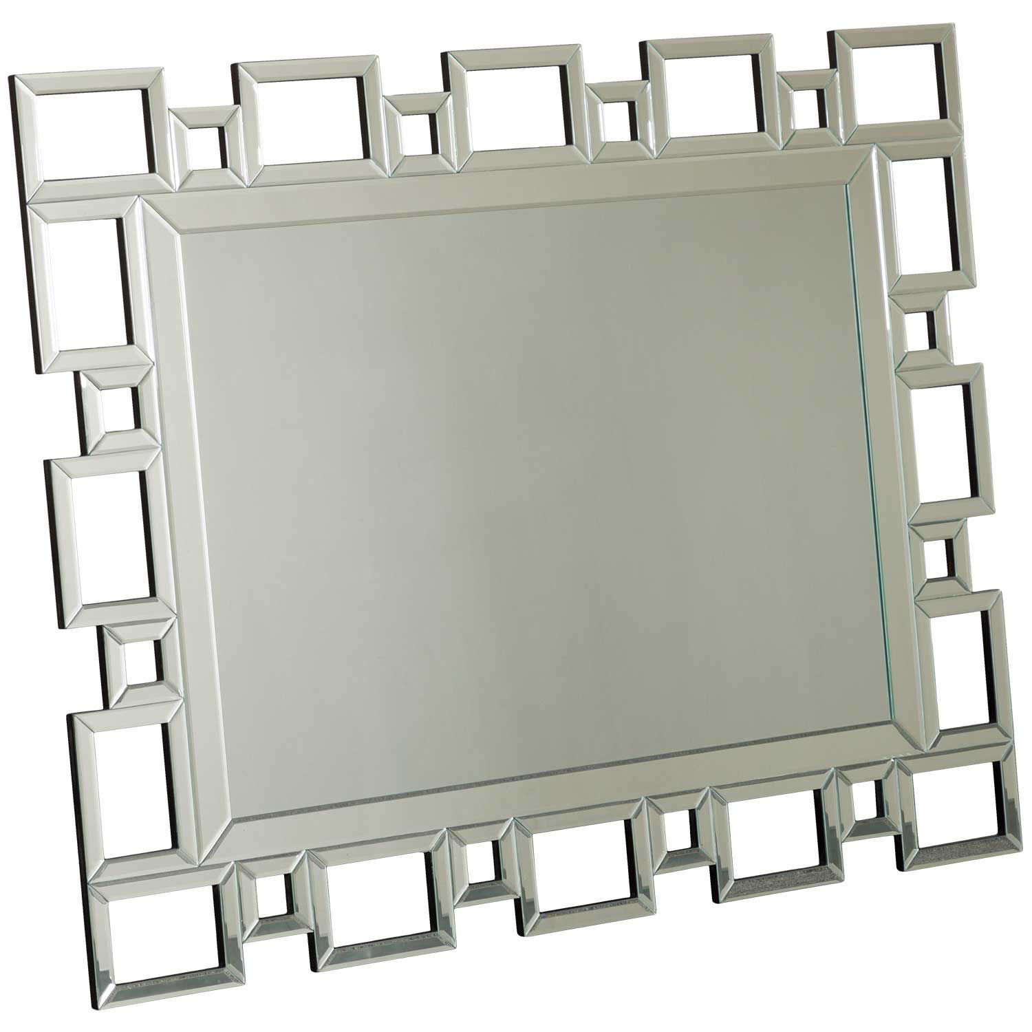 Geometric Silver Mirror 13020029