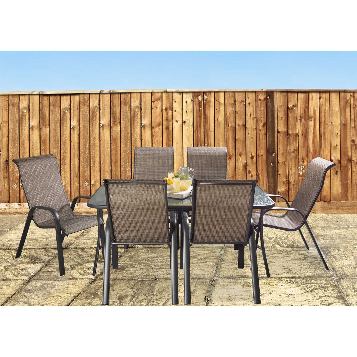 Rushmore Patio Dining Sling Chair RUSHCHR