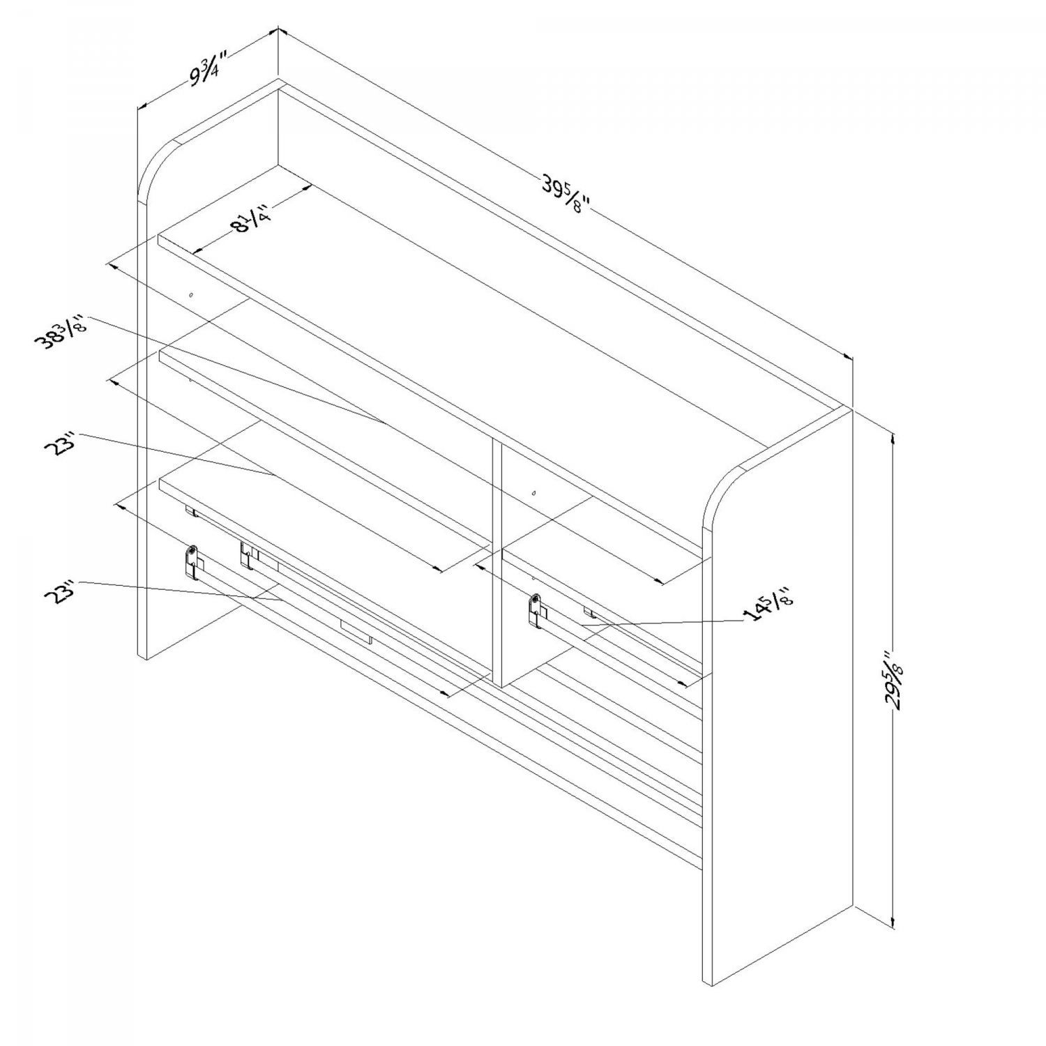Crea Craft Storage Hutch * D South Shore Industries