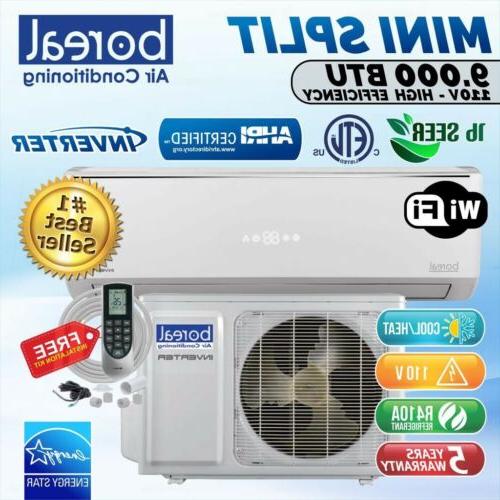 9000 BTU Mini Split BOREAL System Ductless AC