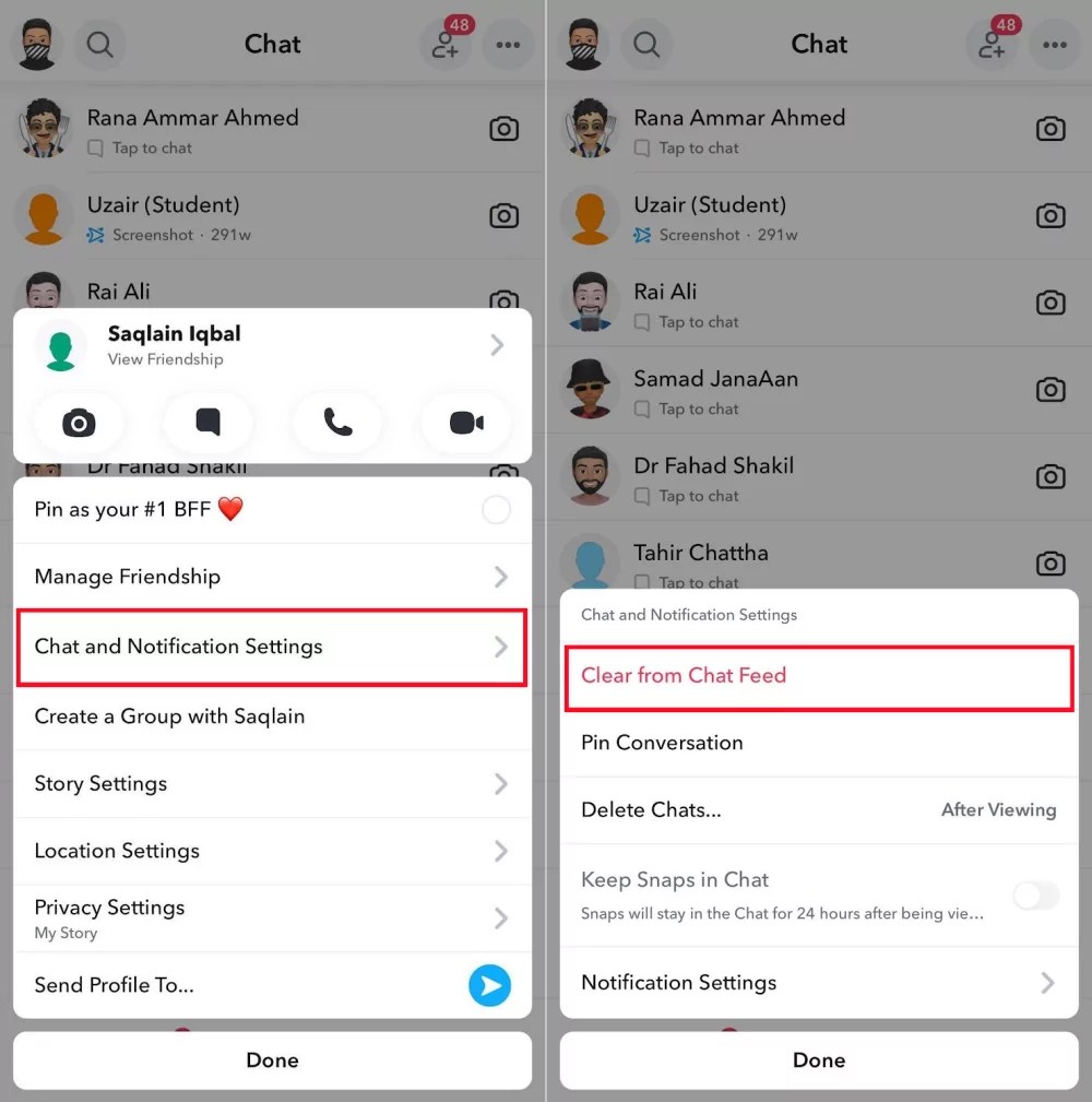 How to Delete Chats and Messages from Snapchat AirDroid(04)