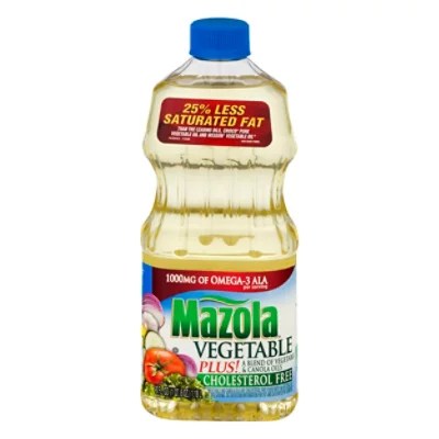 Mazola Vegetable Plus Canola Oil Cholesterol Free - 40 Fl. Oz. - Vons