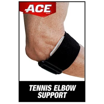 ACE Tennis Elbow Brace Adjustable One Size Each Haggen