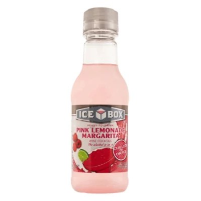 Ice Box Ready To Drink Pink Lemonade Margarita Wine Cocktail 187 ML