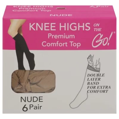 Otg Knee High Nude - 6 PK - jewelosco