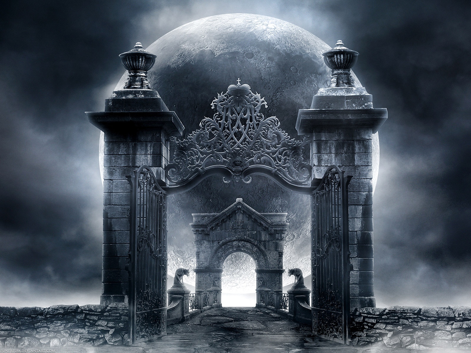 Dark Gothic HD Wallpaper A Gateway to Mystery