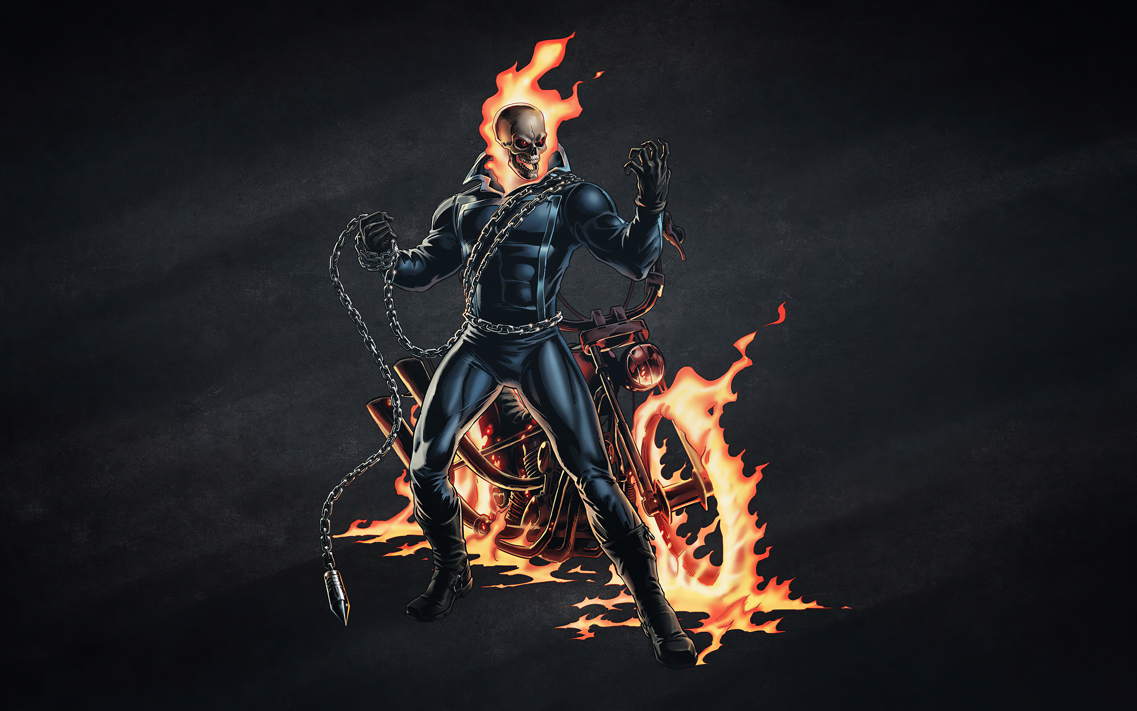 Ghost Rider 4k Ultra Fondo de pantalla HD Fondo de