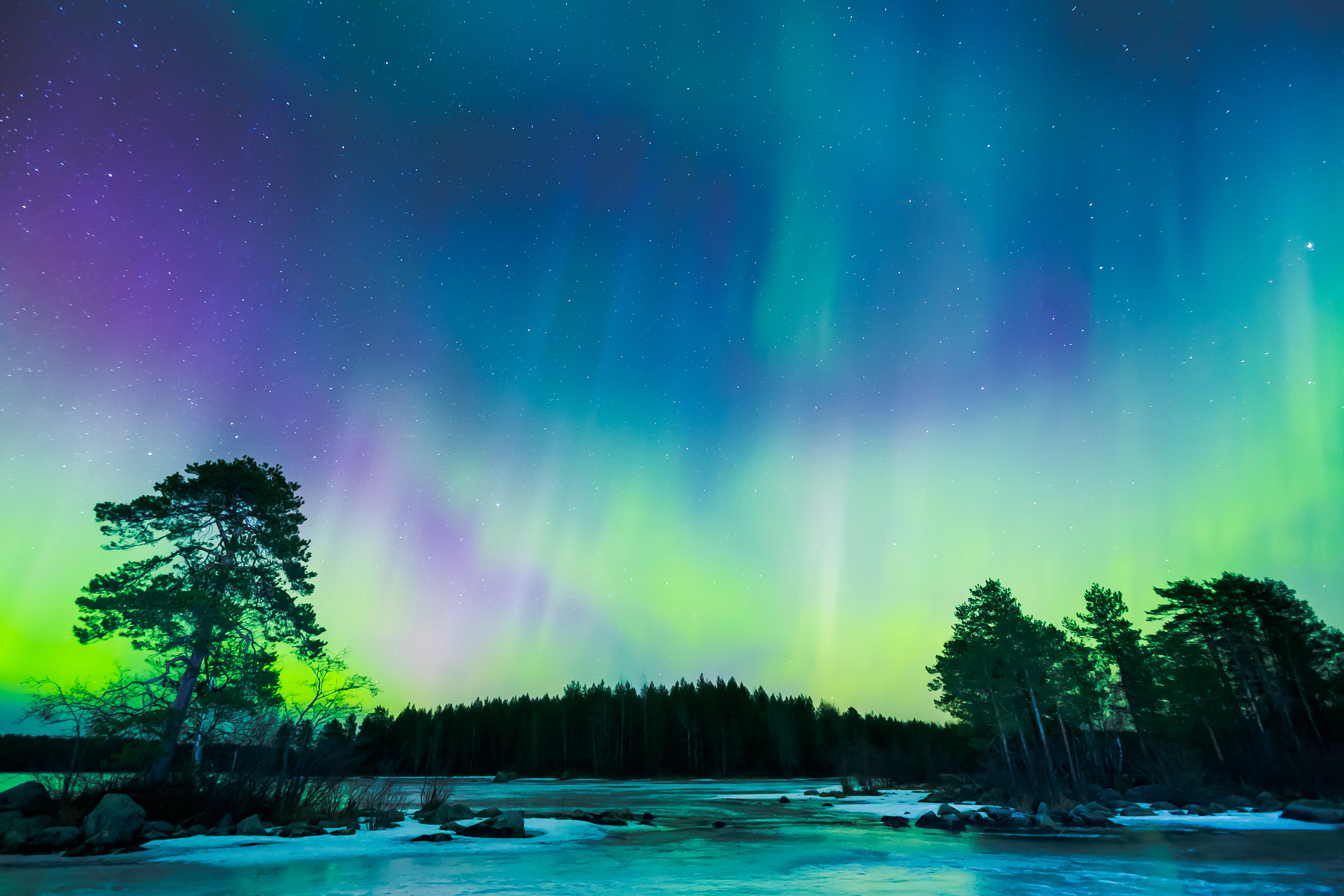 Aurora Borealis 4k Ultra HD Wallpaper Background Image 4000x2667 ID1047597 Wallpaper Abyss