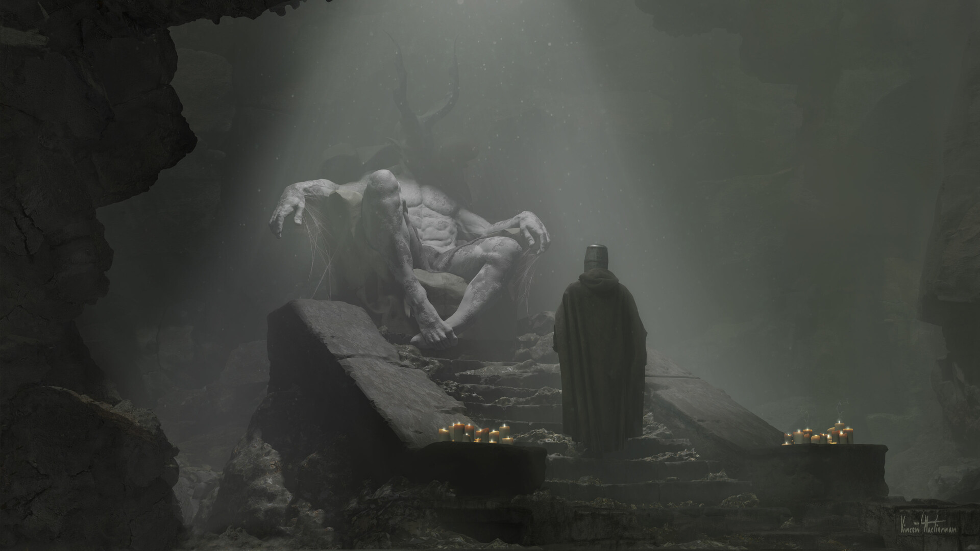 Summoning the Demon God HD Wallpaper Background Image 1920x1080