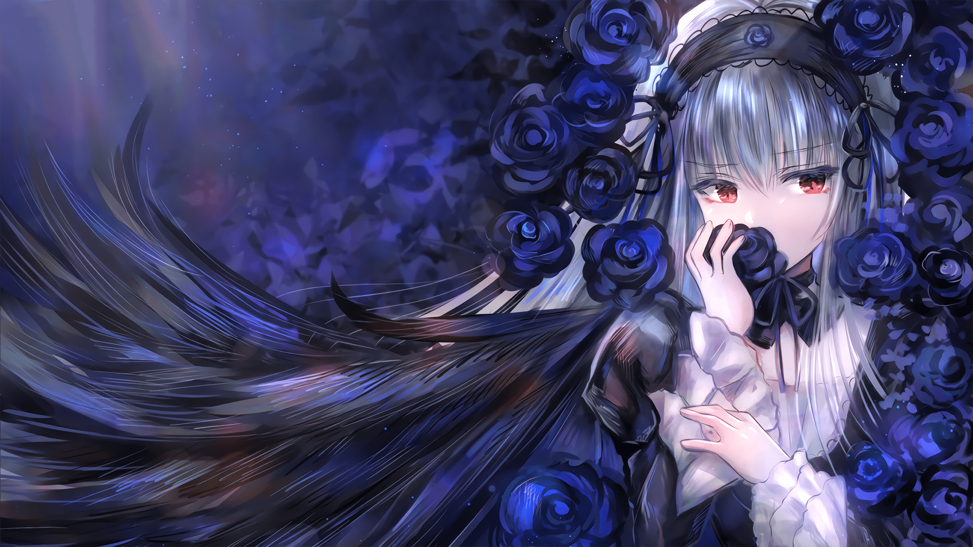 蔷薇少女 高清壁纸 桌面背景 1920x1080 ID1083497 Wallpaper Abyss