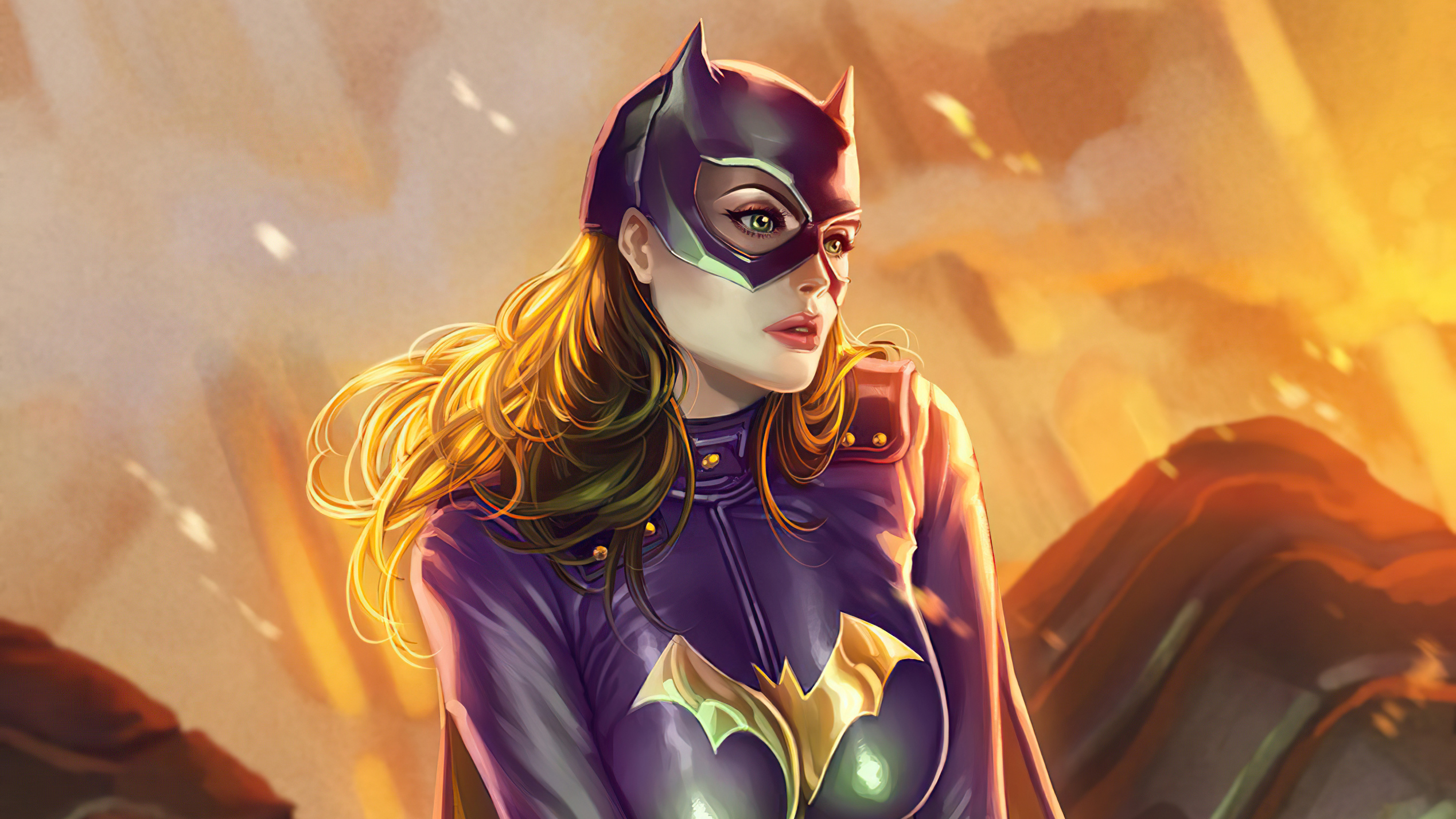 Download Redhead Green Eyes DC Comics Comic Batgirl HD Wallpaper