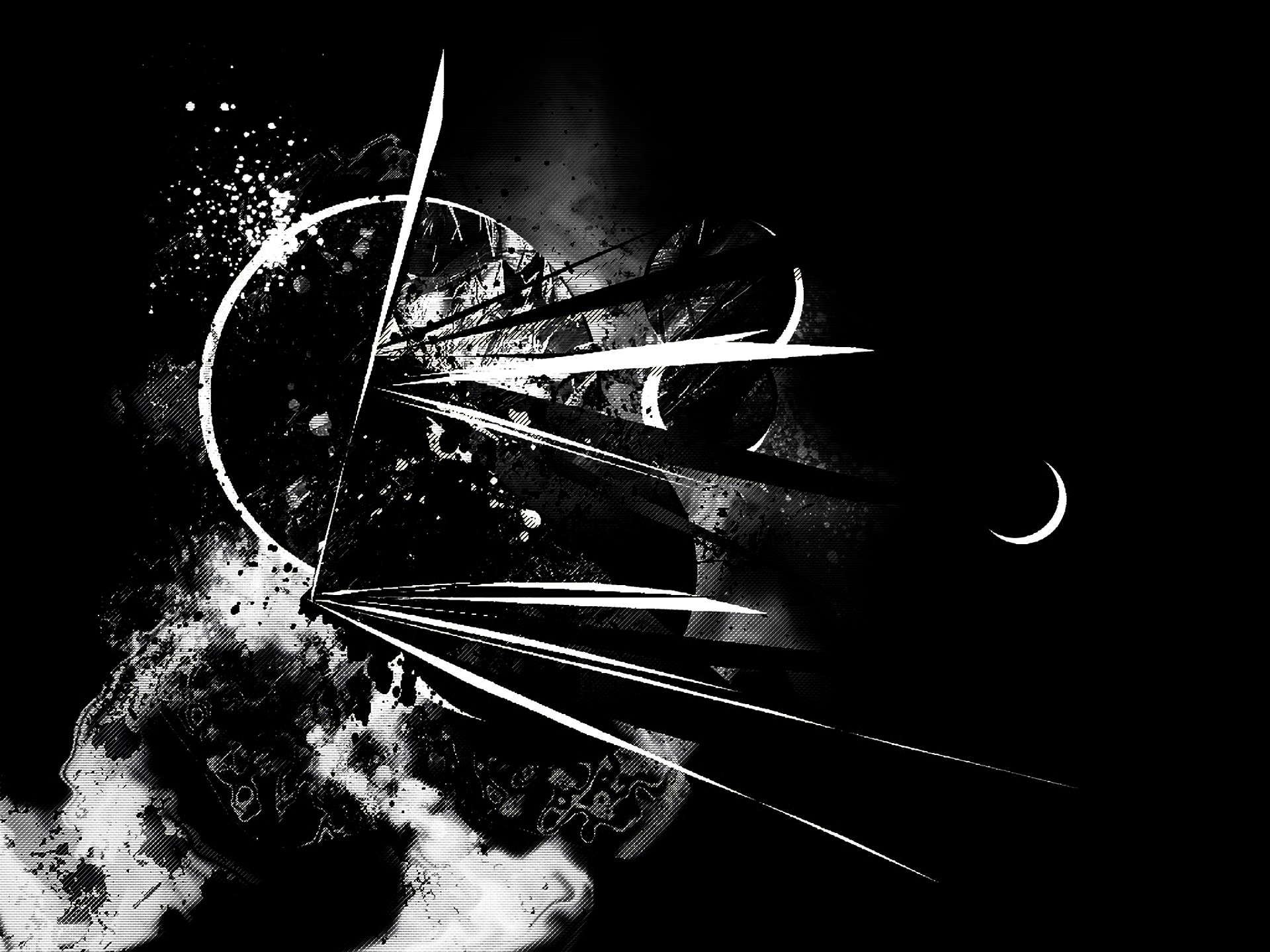 Abstract Black HD Wallpaper