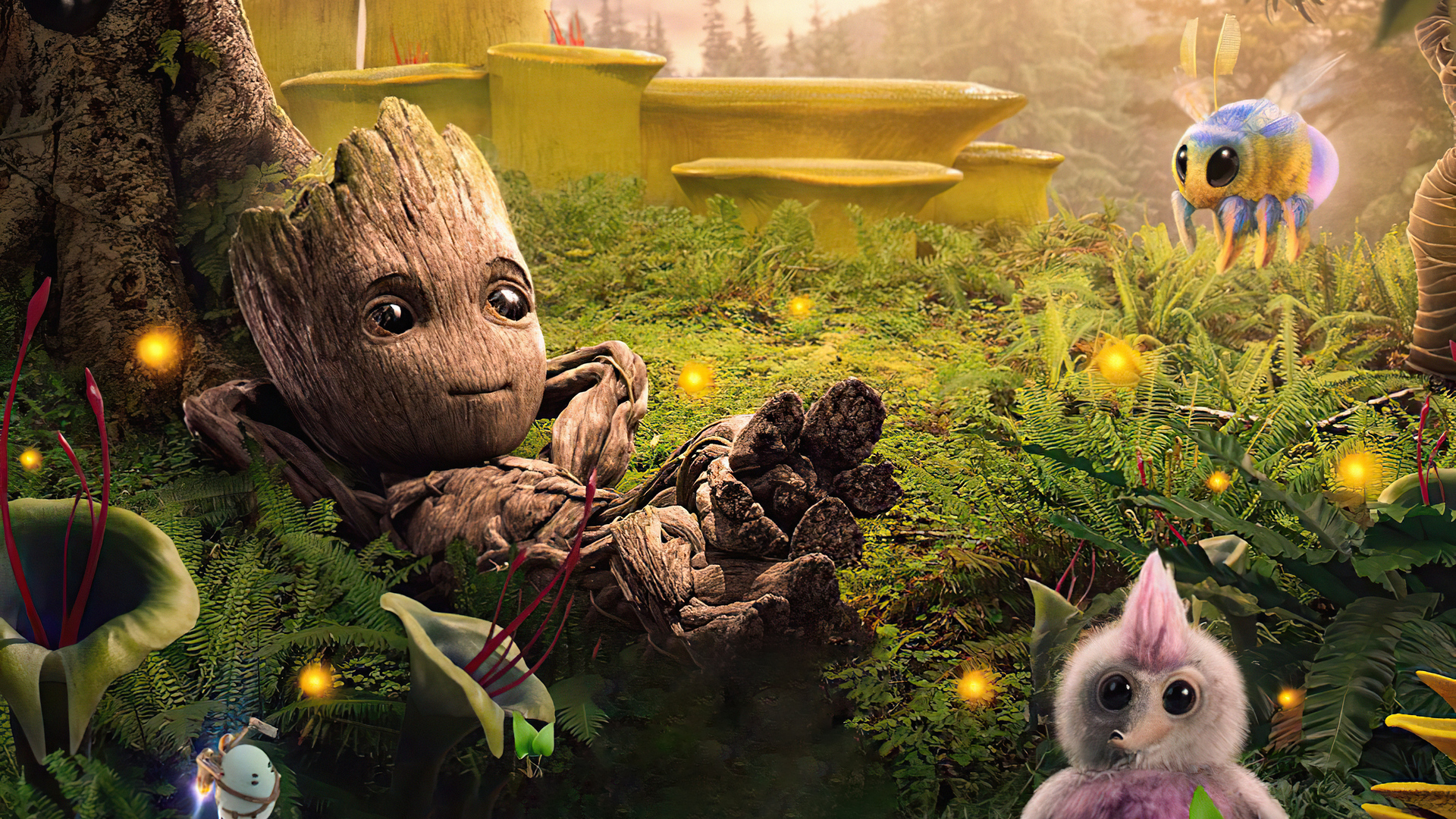 Download Baby Groot TV Show I Am Groot HD Wallpaper