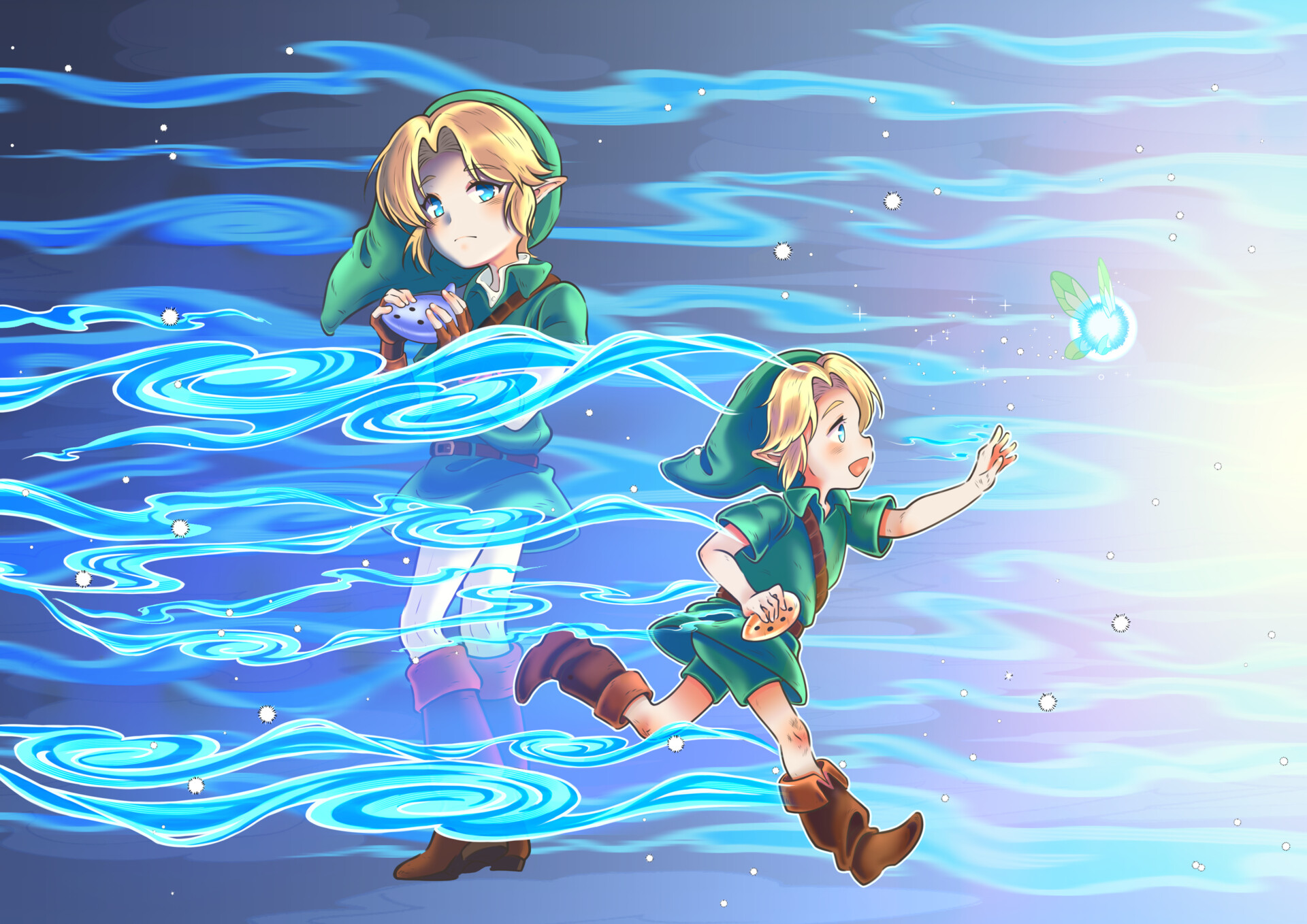 Legend Of Zelda Link Ocarina Of Time Wallpaper