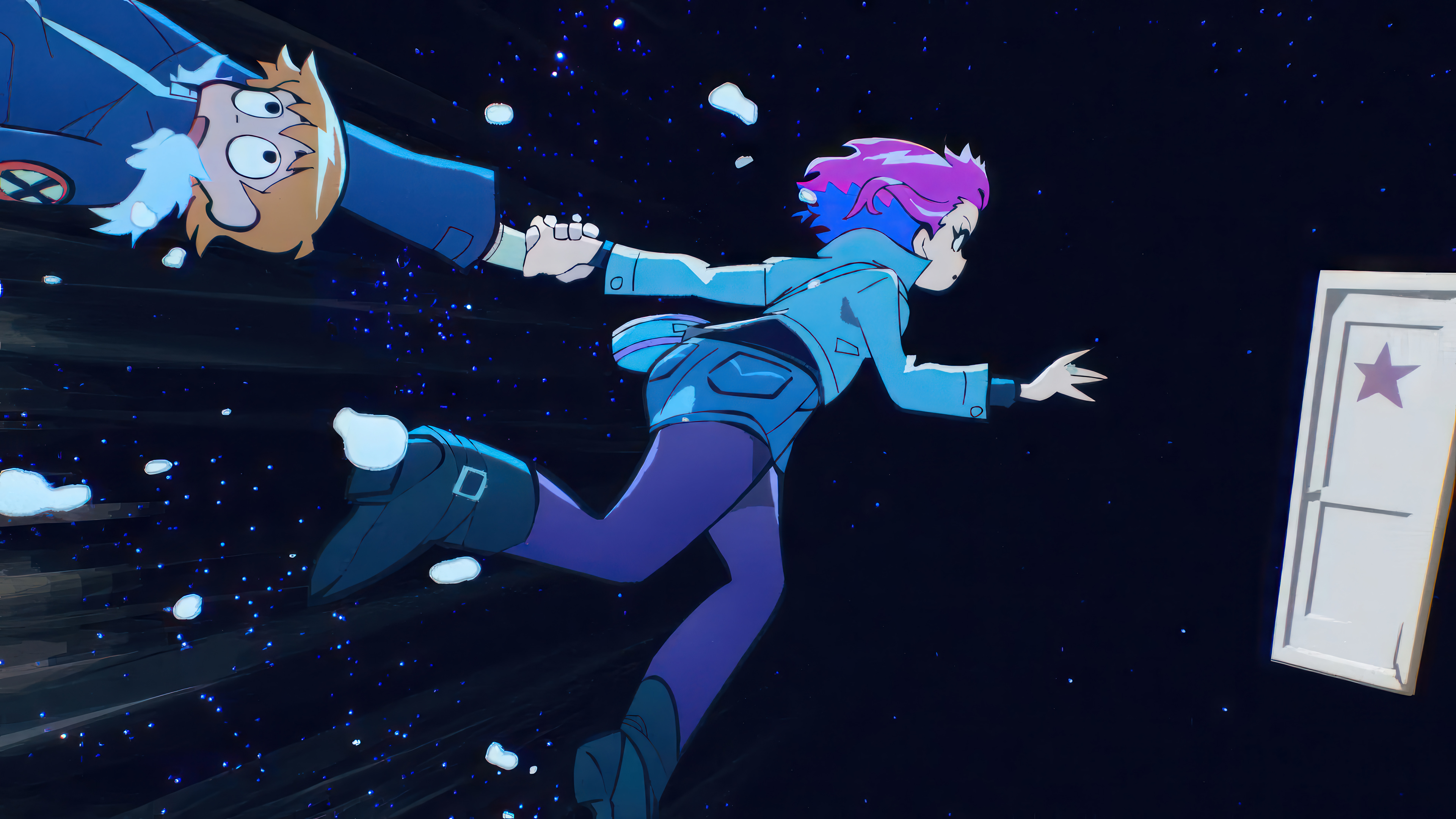 Scott Pilgrim and Ramona Flowers HD Wallpaper