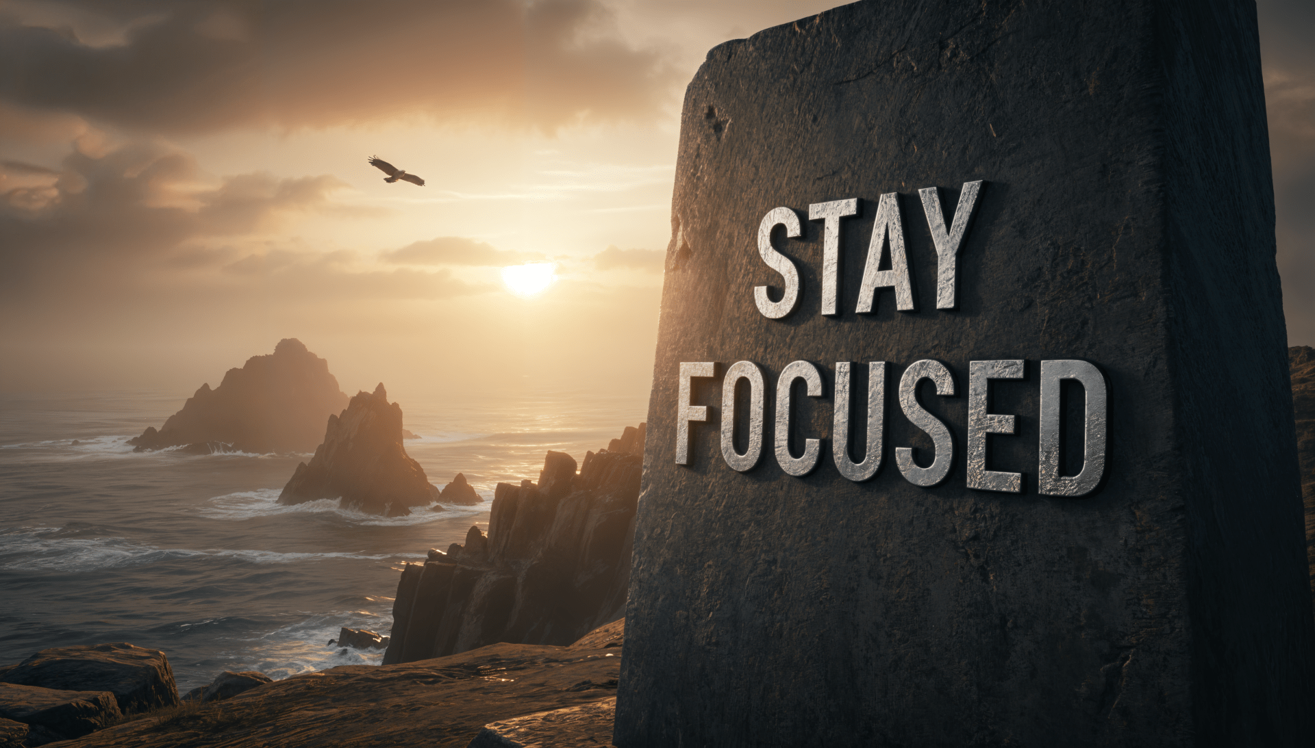 Stay Focused 4k Ultra Hd Motivational Wallpaper By Robokoboto