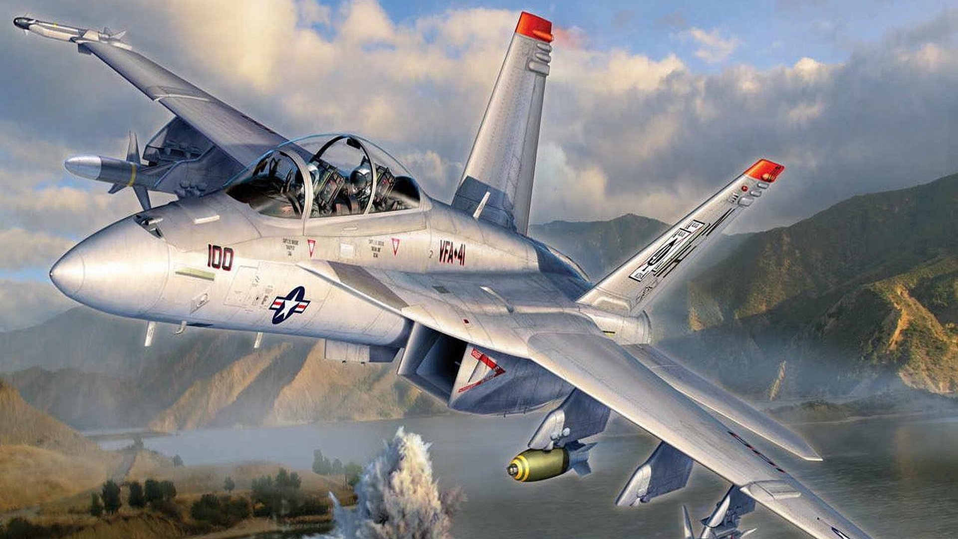 McDonnell Douglas F/A18 HD Wallpaper Background Image 1920x1080