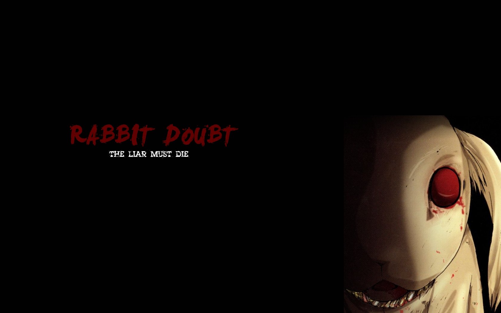 Rabbit Doubt Wallpaper Fond d'écran and ArrièrePlan