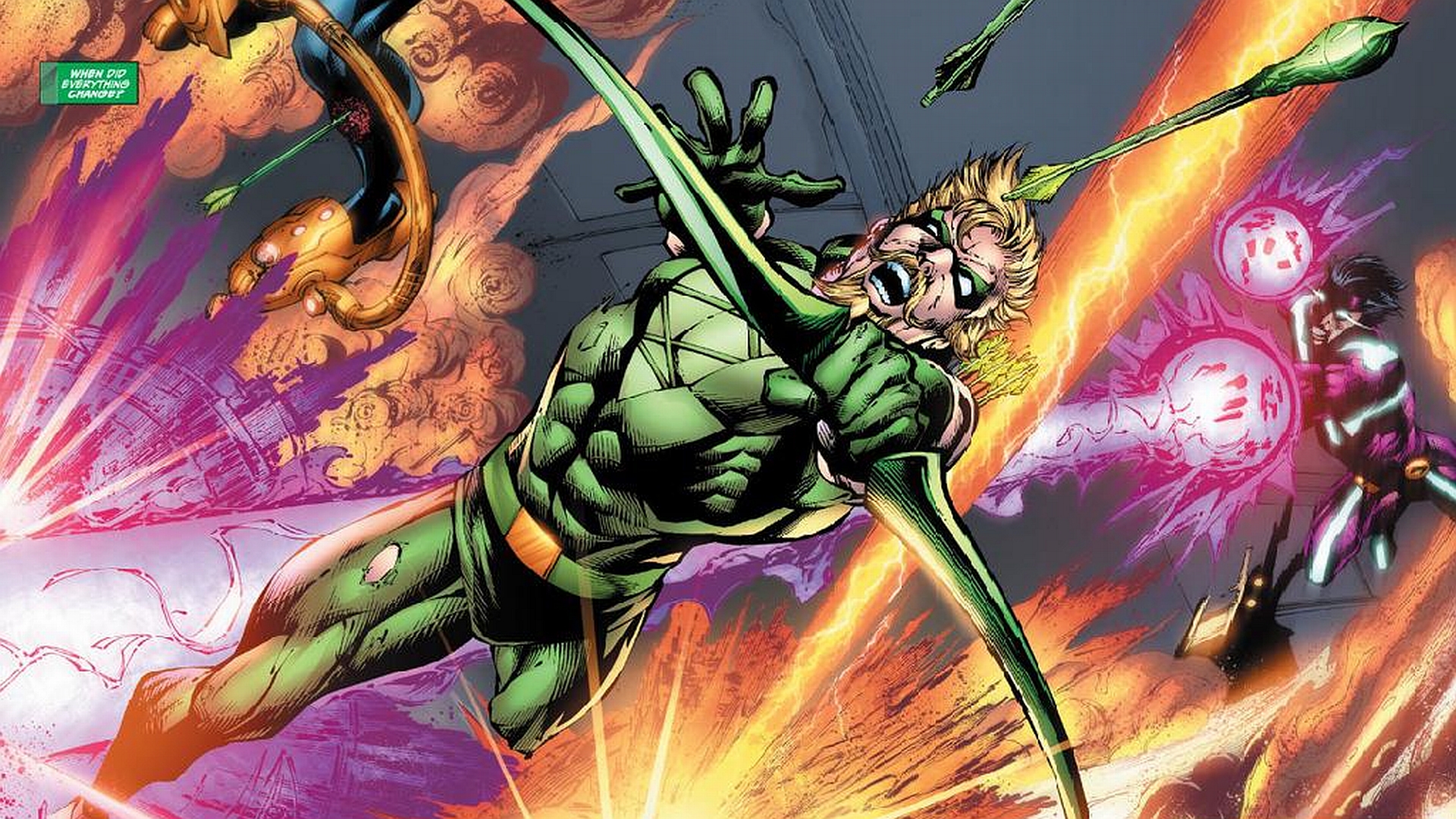 Download DC Comics Comic Green Arrow HD Wallpaper