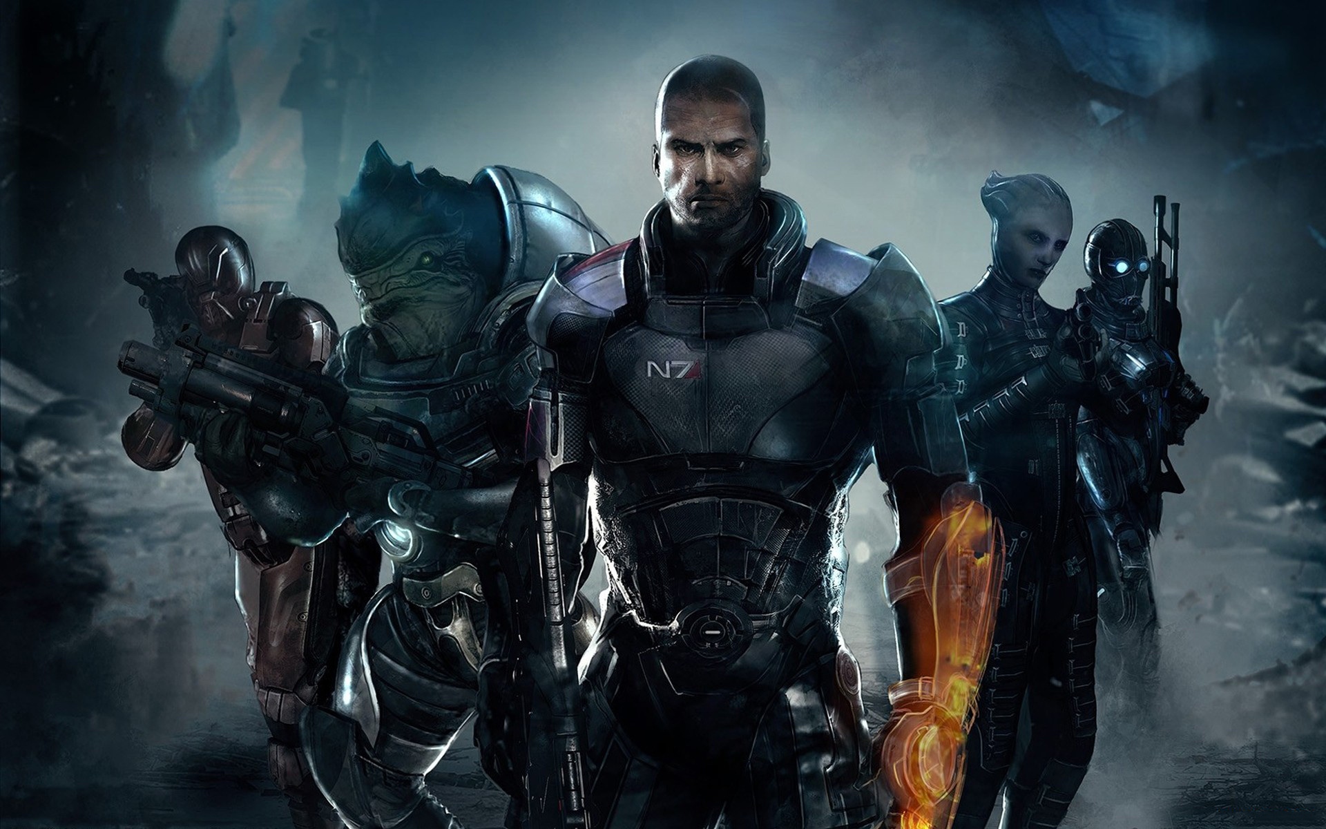 Mass Effect Crew Wallpaper