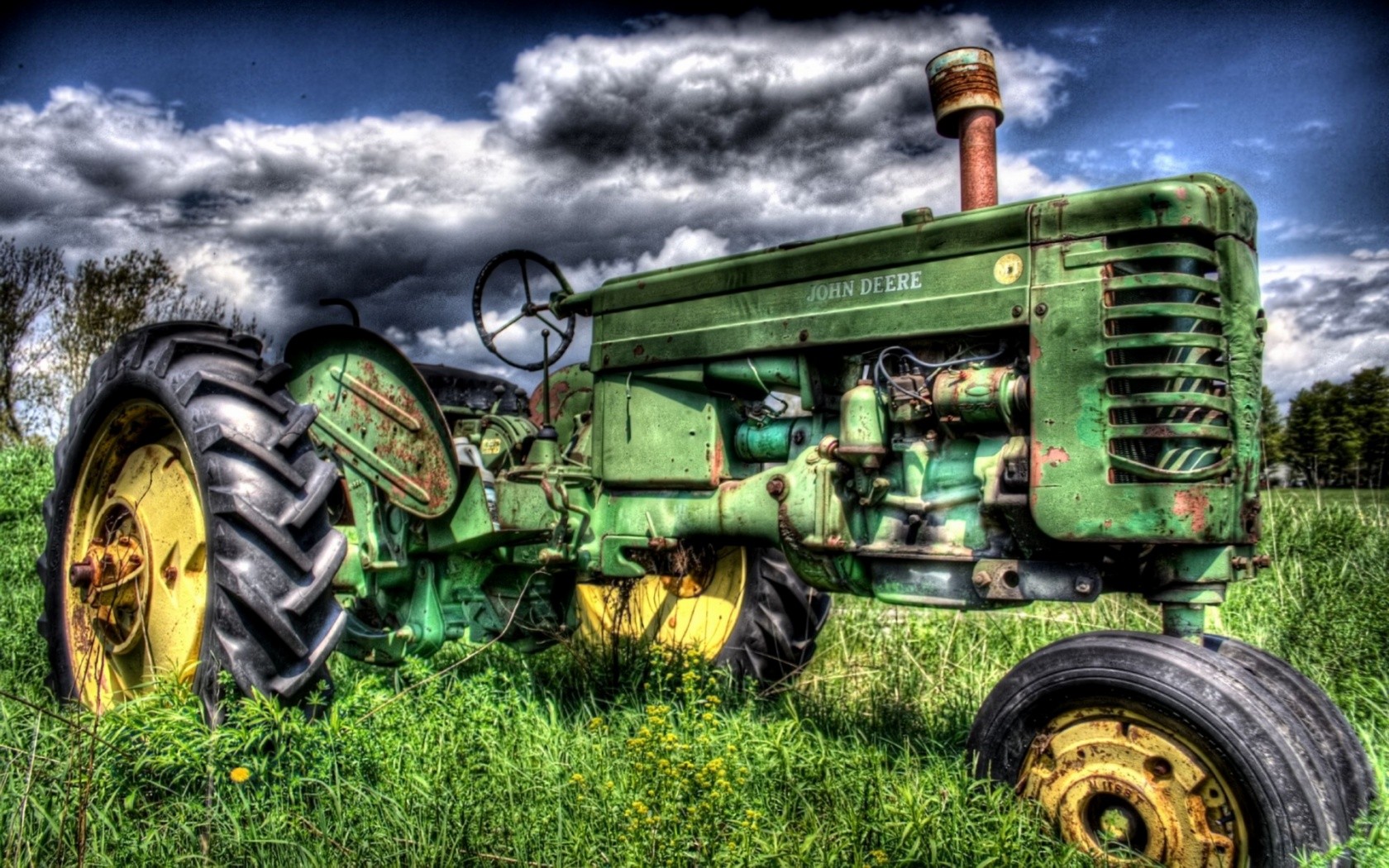 Stunning John Deere Tractor HD Wallpaper