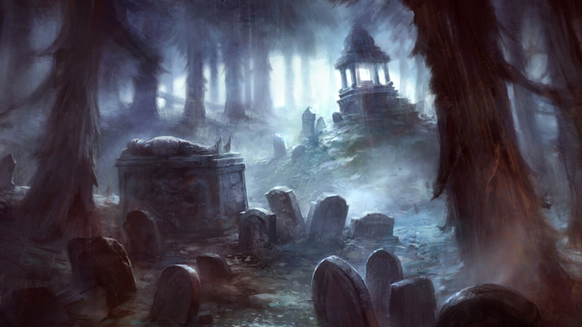 Cemetery Full HD Wallpaper and Background Image 1920x1080 ID266013