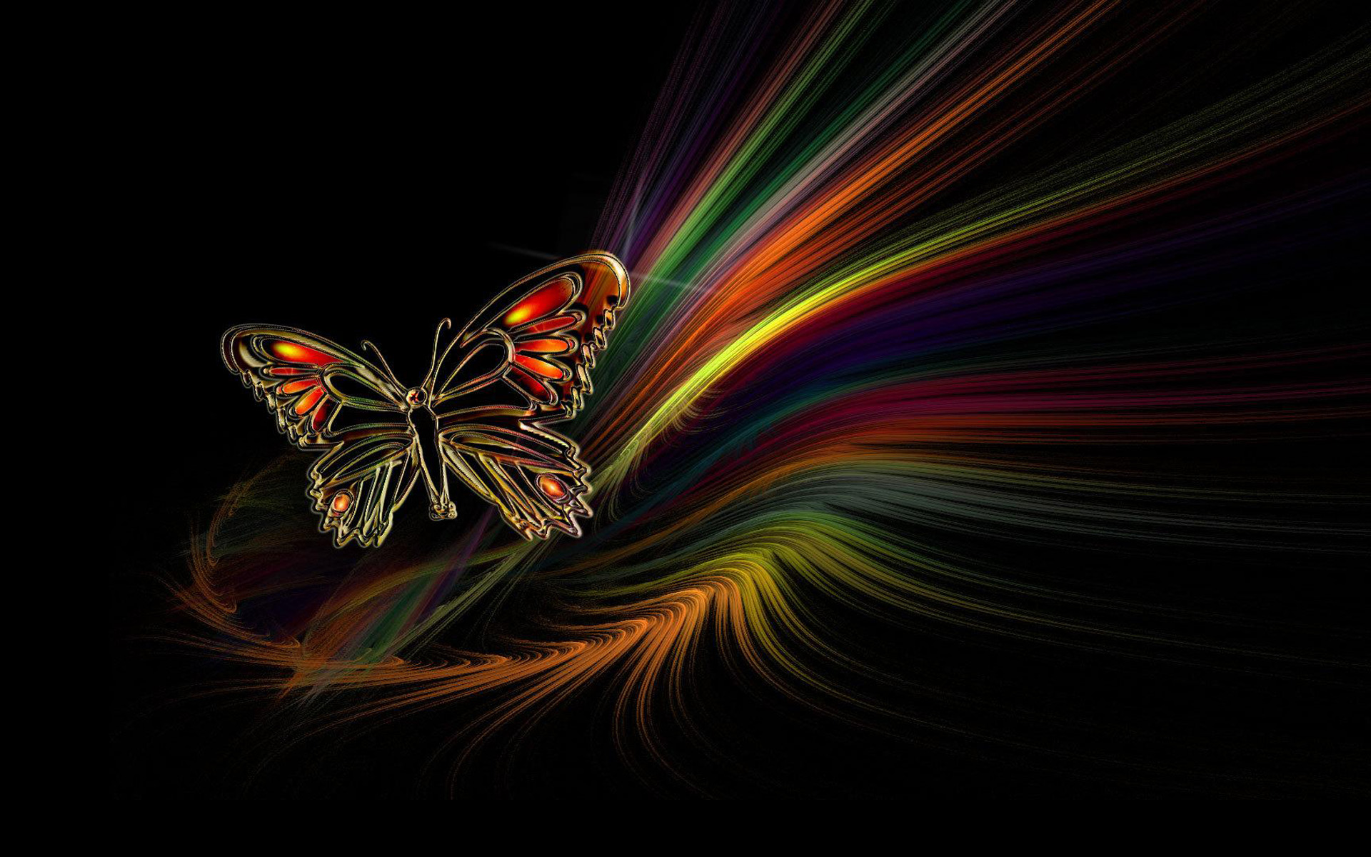 Butterfly Painting Wallpaper