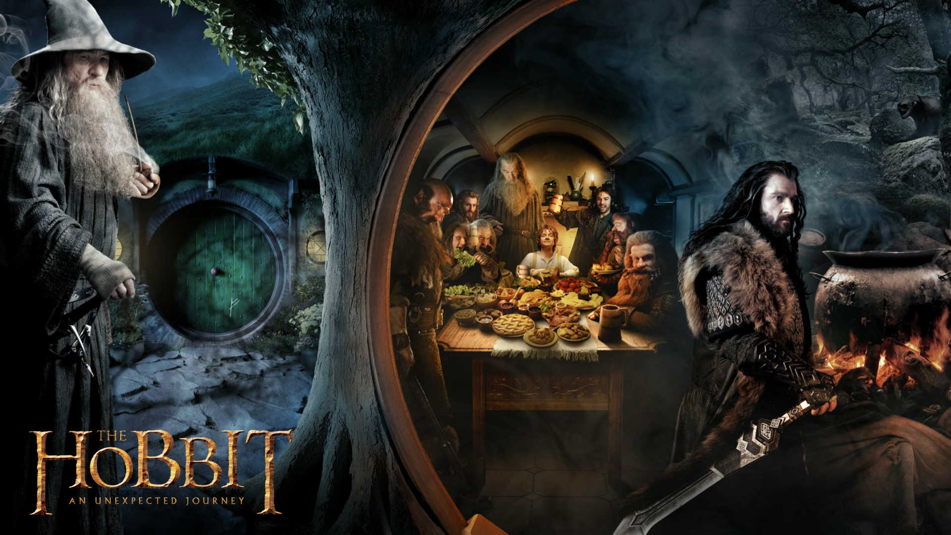 Le Hobbit un voyage inattendu Fond d'écran HD ArrièrePlan