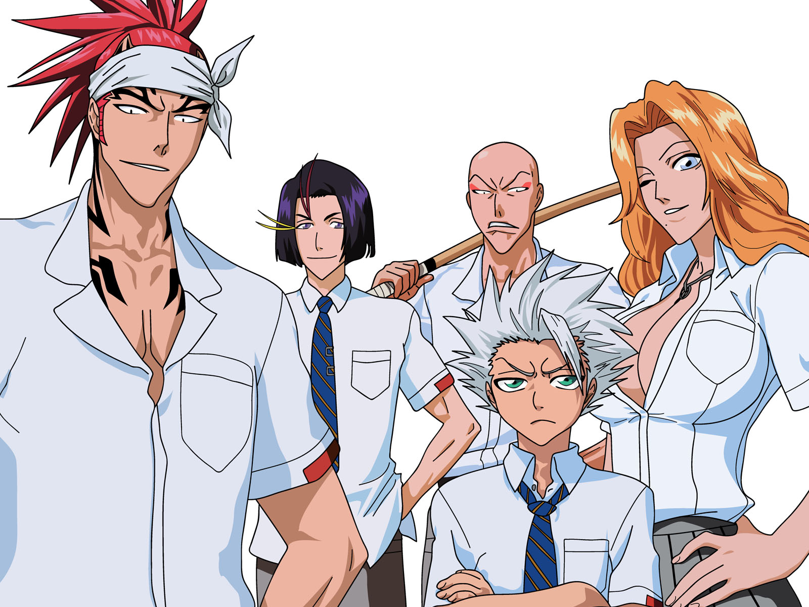 Download Rangiku Matsumoto Tōshirō Hitsugaya Ikkaku Madarame Yumichika