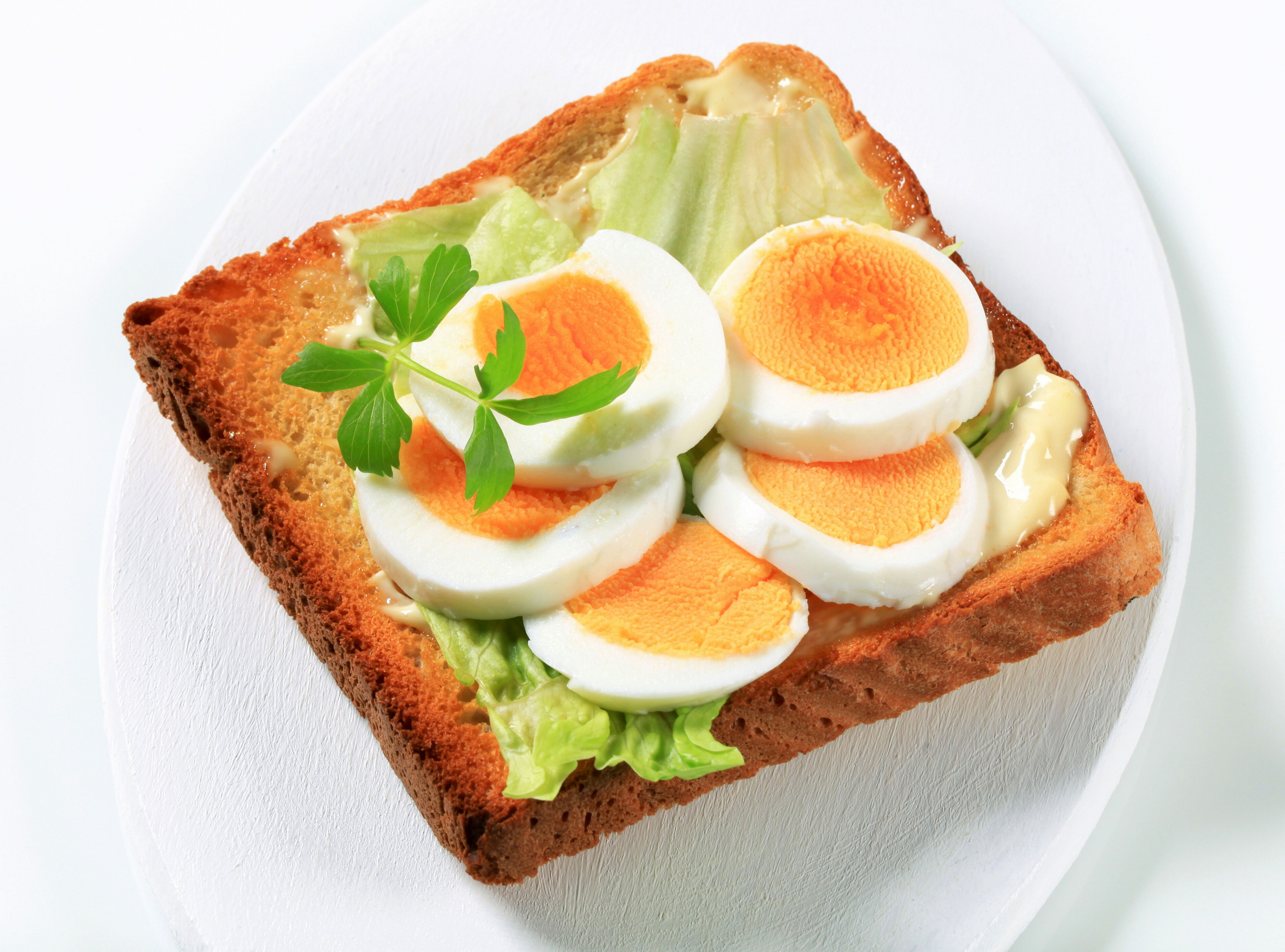 Download Egg Food Bread HD Wallpaper