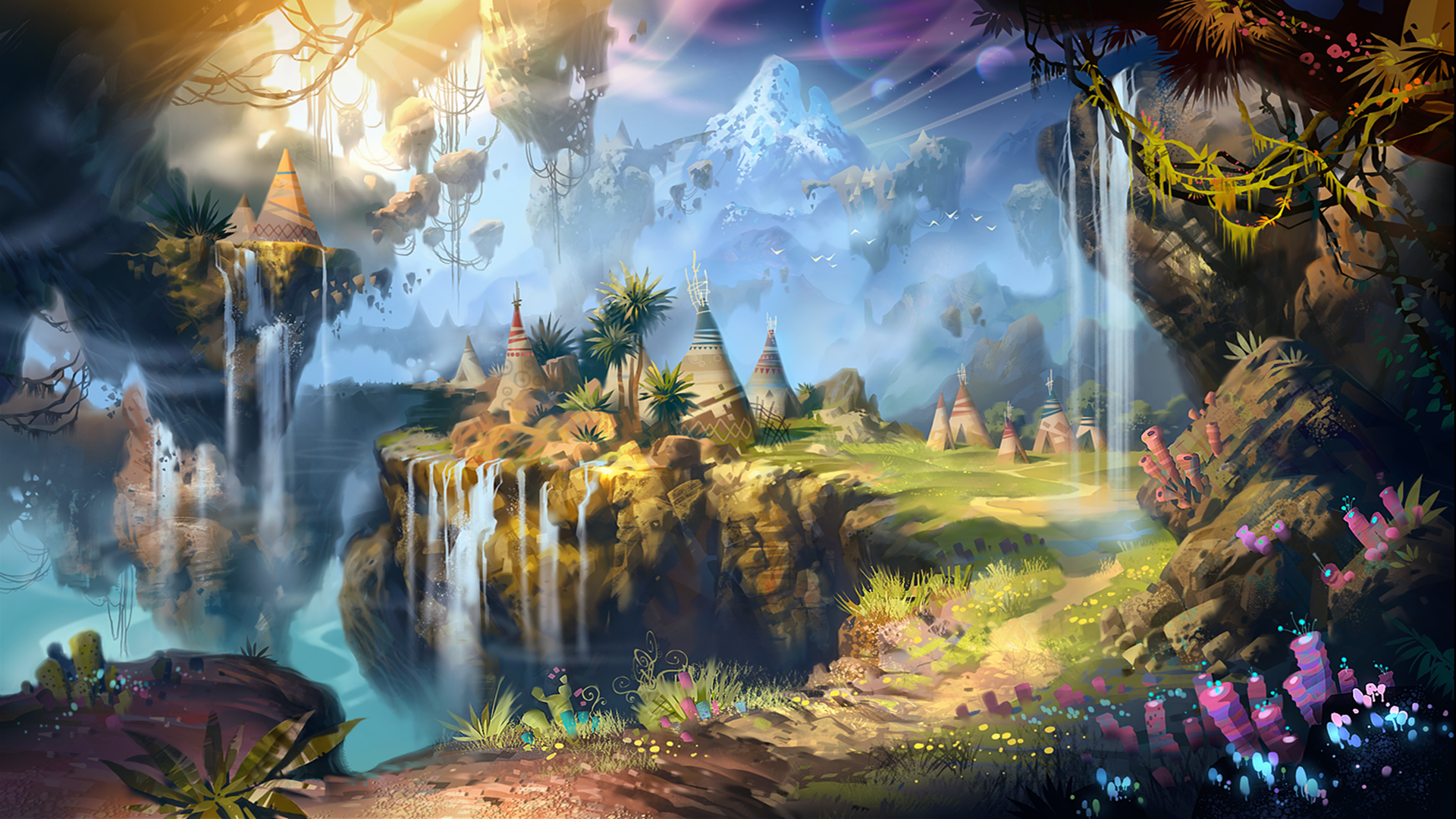 Enchanted Realm HD Wallpaper by Ivan Laliashvili