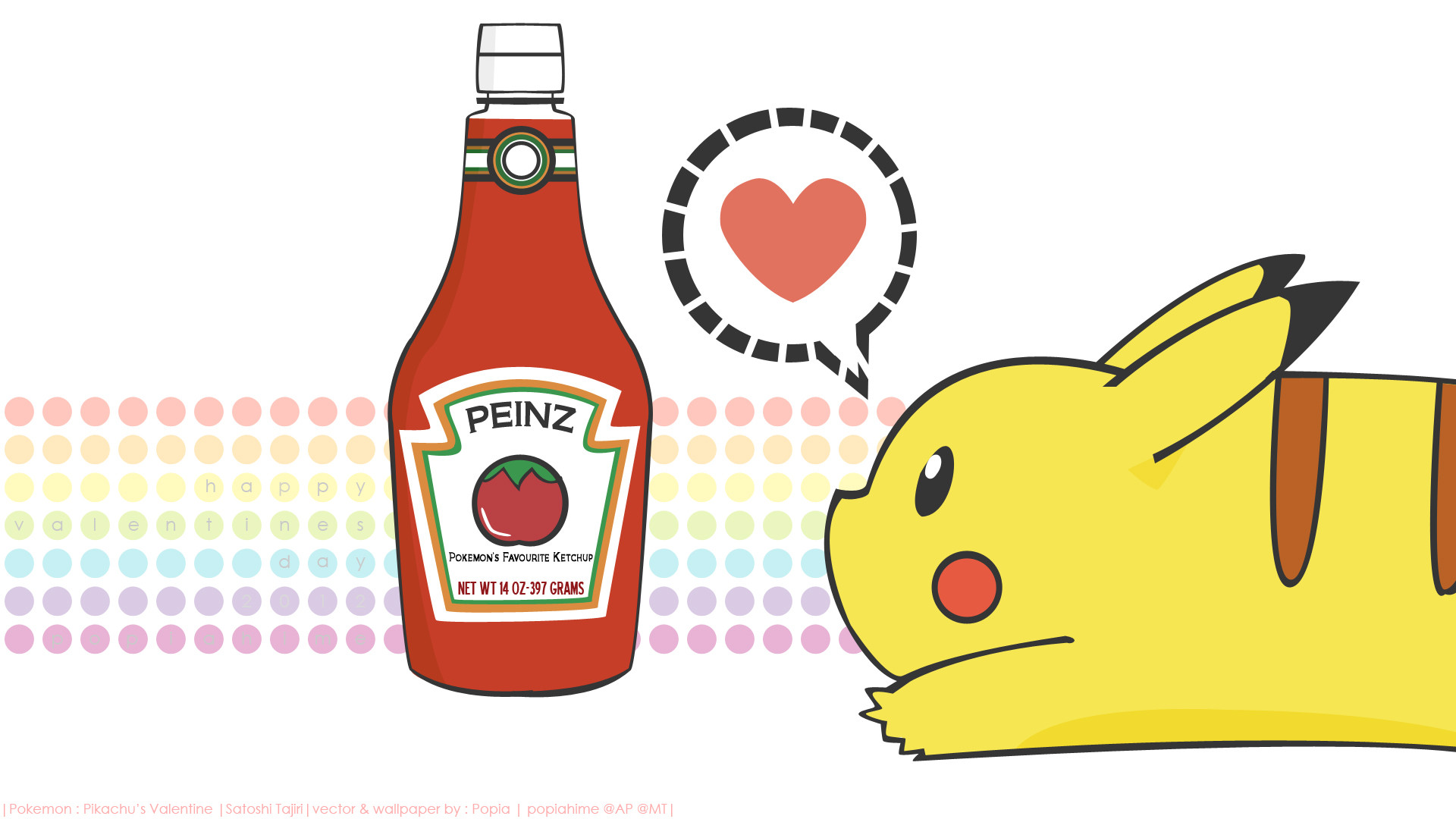 Pikachu LOVES KETCHUP HD Wallpaper Background Image 1920x1080 ID