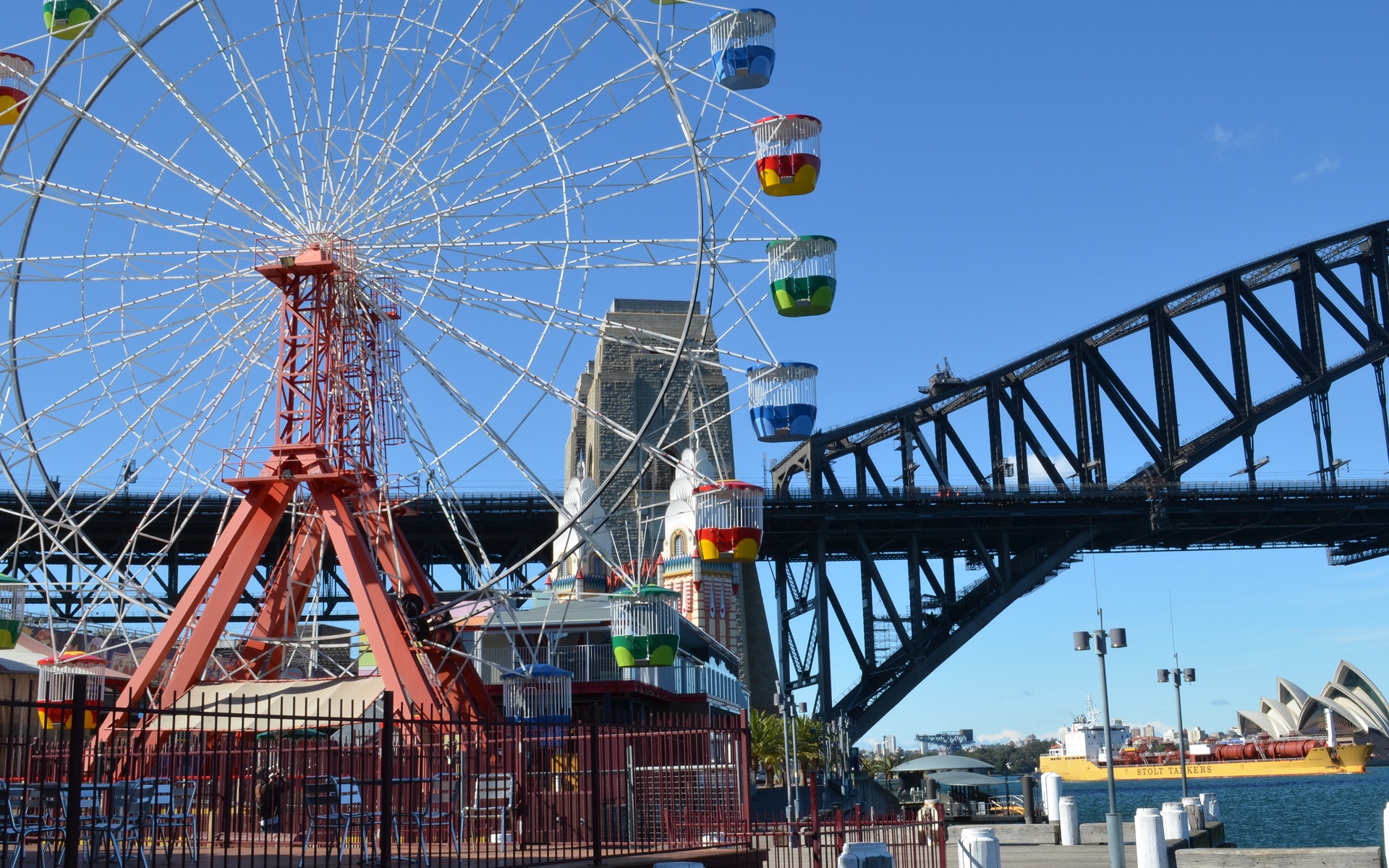 Near Luna Park Sydney Australia Full HD Wallpaper and Background Image