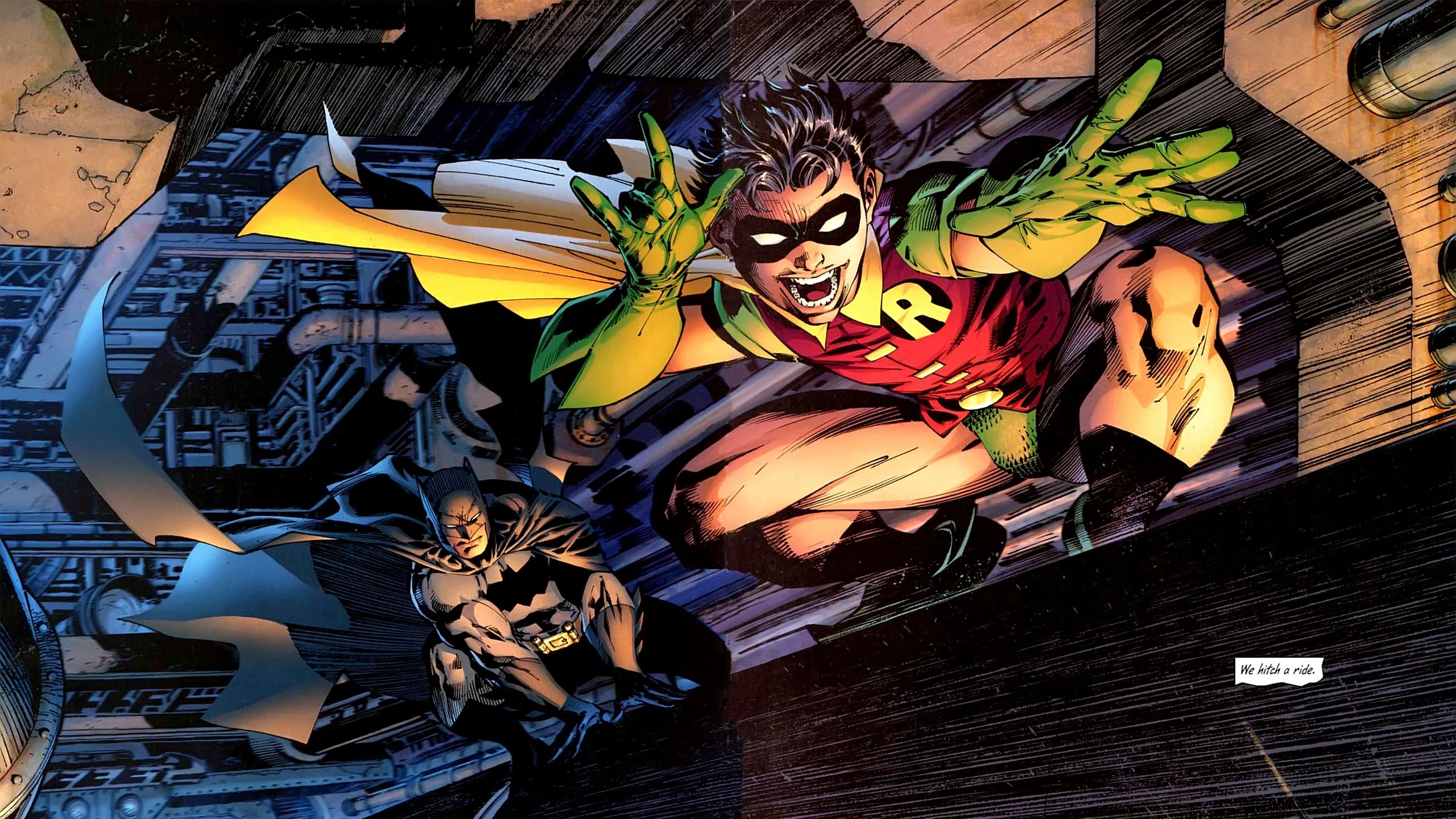 Download Robin (DC Comics) Batman Comic Batman & Robin HD Wallpaper