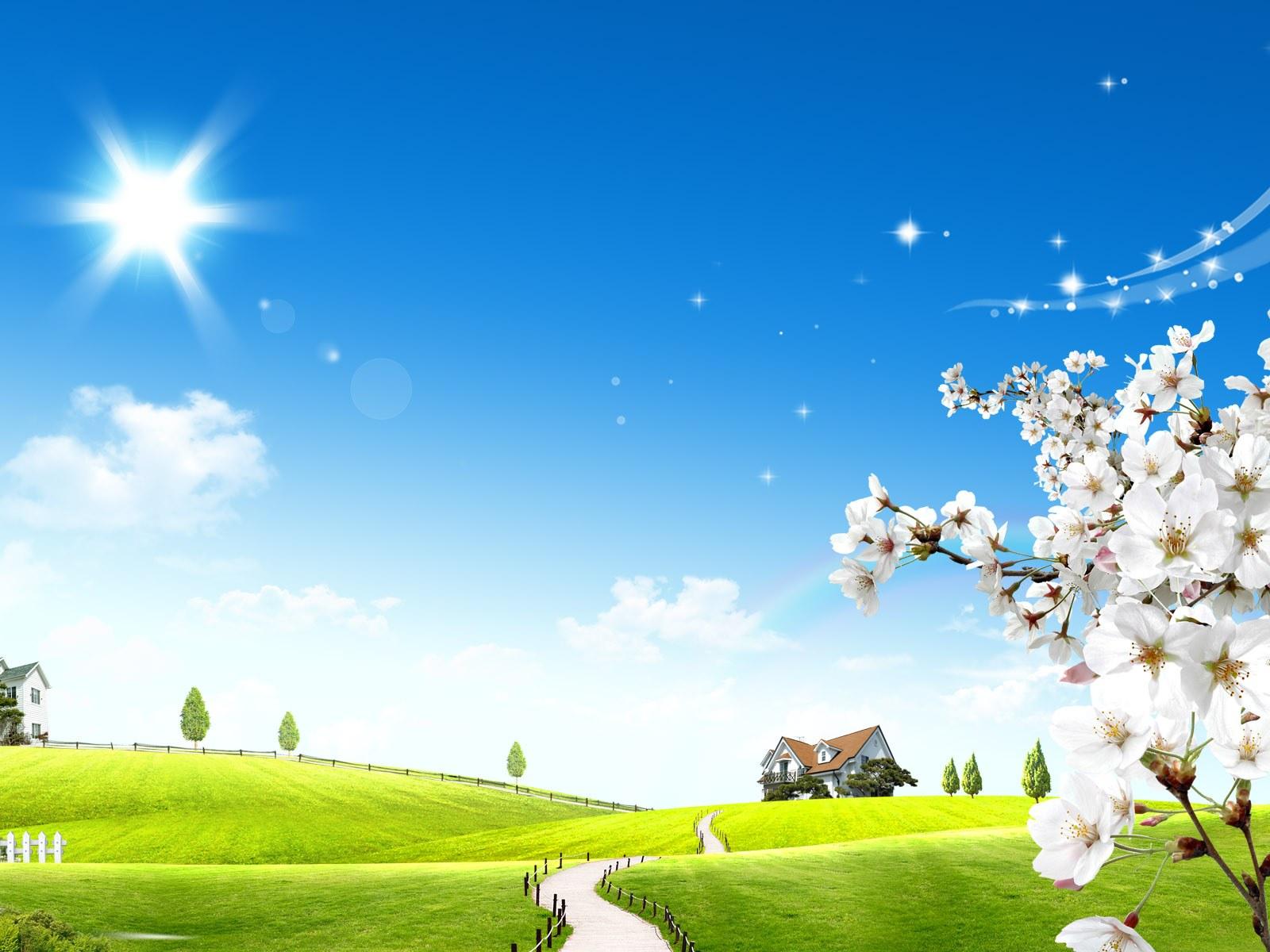 Download House Artistic Summer Wallpaper