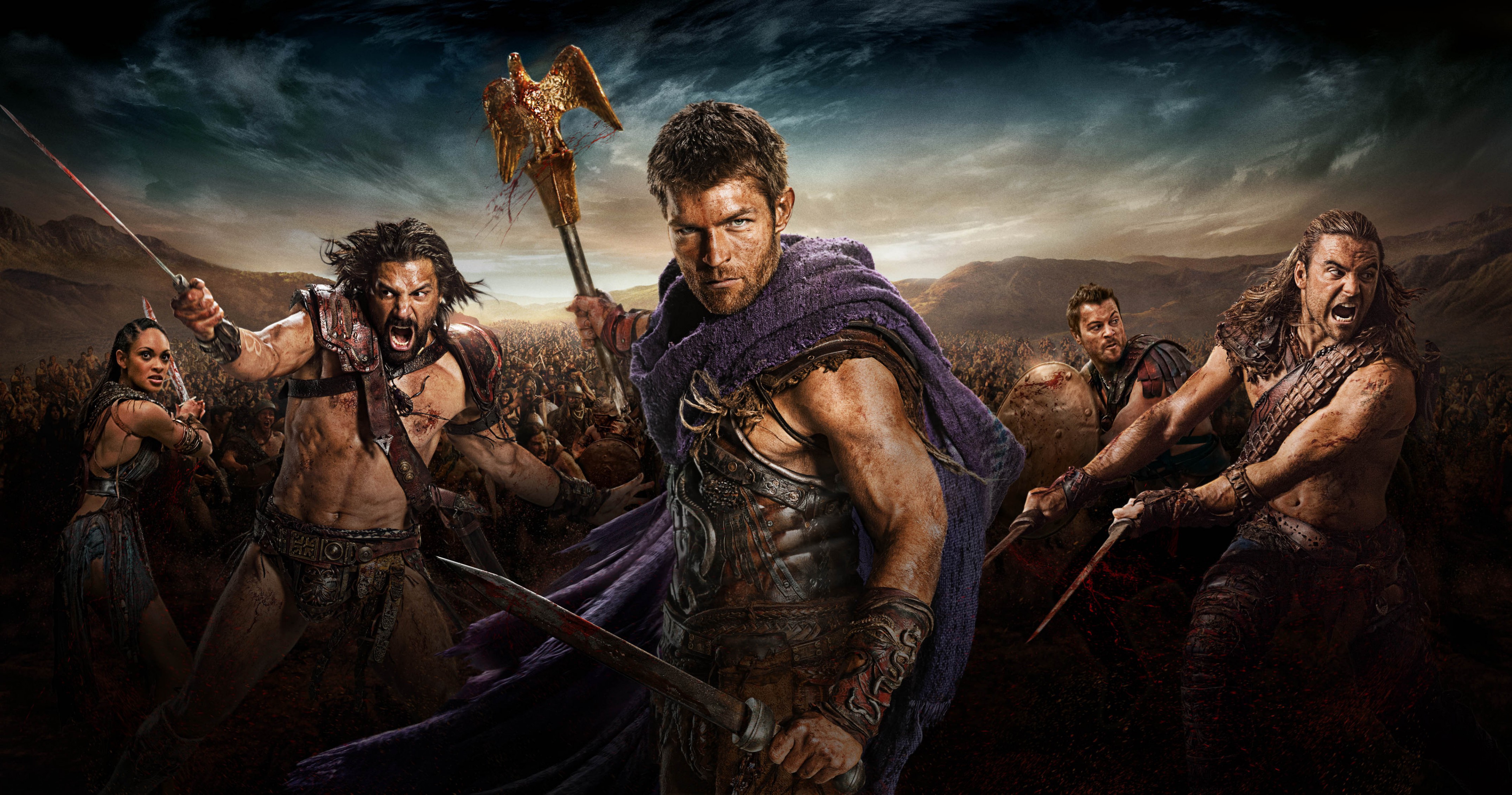 Spartacus War of the Damned 4k Ultra HD Wallpaper Background Image