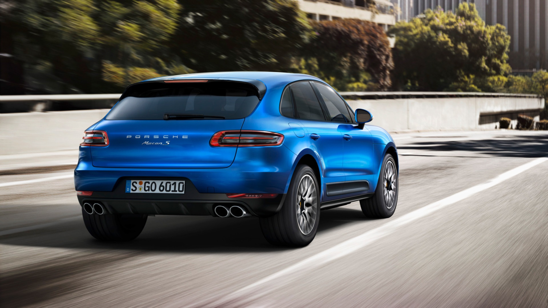 Download Black Car Car SUV Porsche Vehicle Porsche Macan 4k Ultra HD Wallpaper