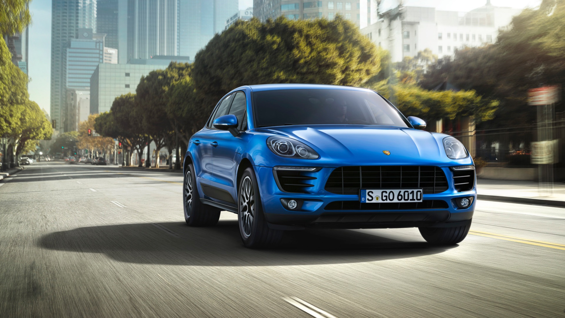 Download Black Car Car SUV Porsche Vehicle Porsche Macan 4k Ultra HD Wallpaper