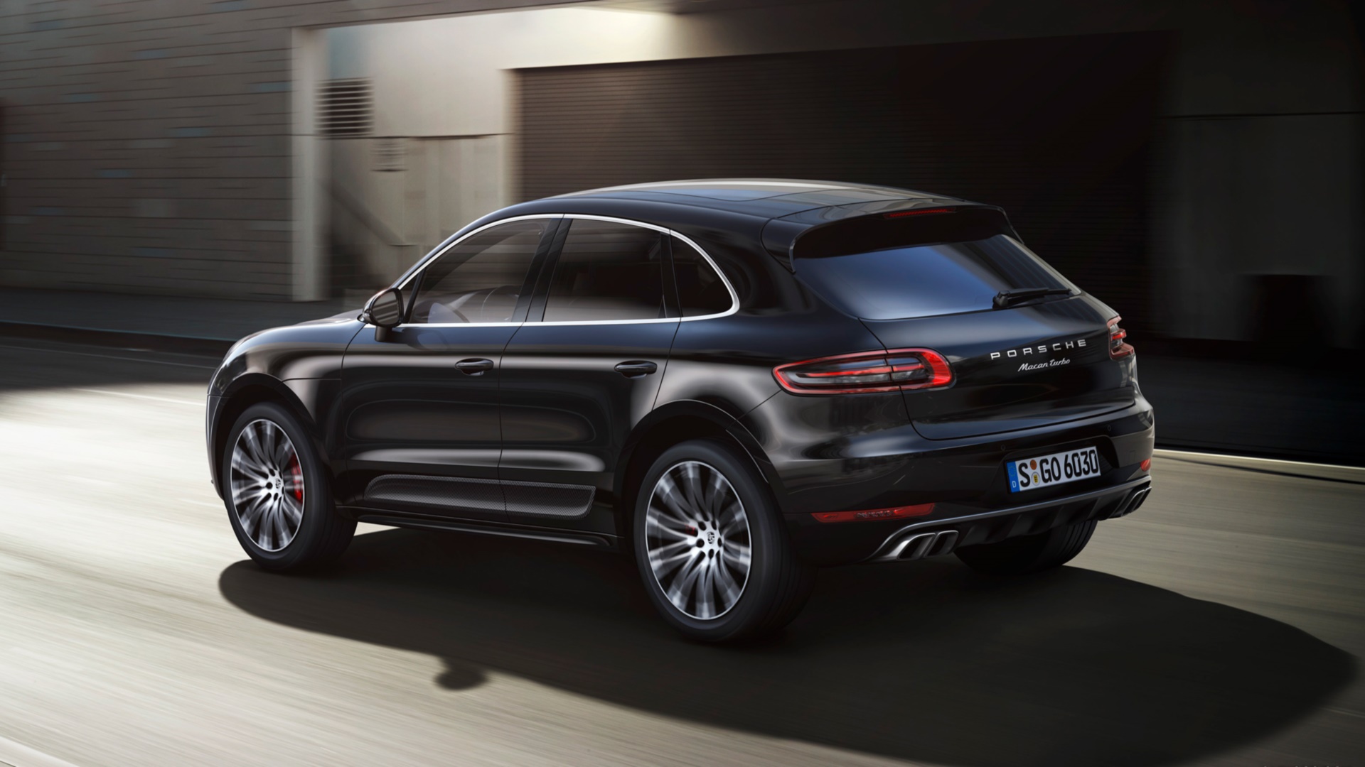 Download Black Car Car SUV Porsche Vehicle Porsche Macan 4k Ultra HD Wallpaper