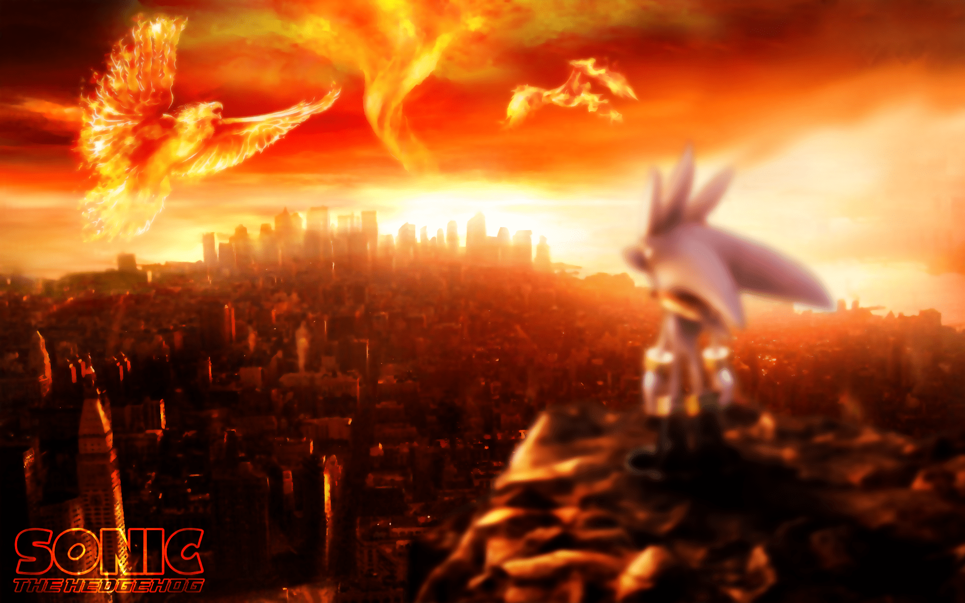 Silver the Hedgehog HD Wallpaper from Sonic the Hedgehog (2006) by