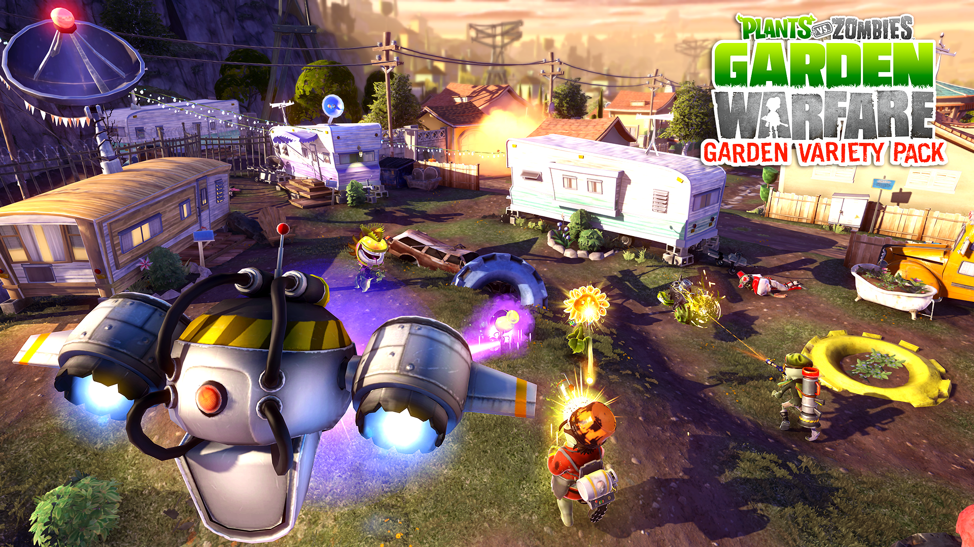 Download Video Game Plants Vs. Zombies Garden Warfare HD Wallpaper