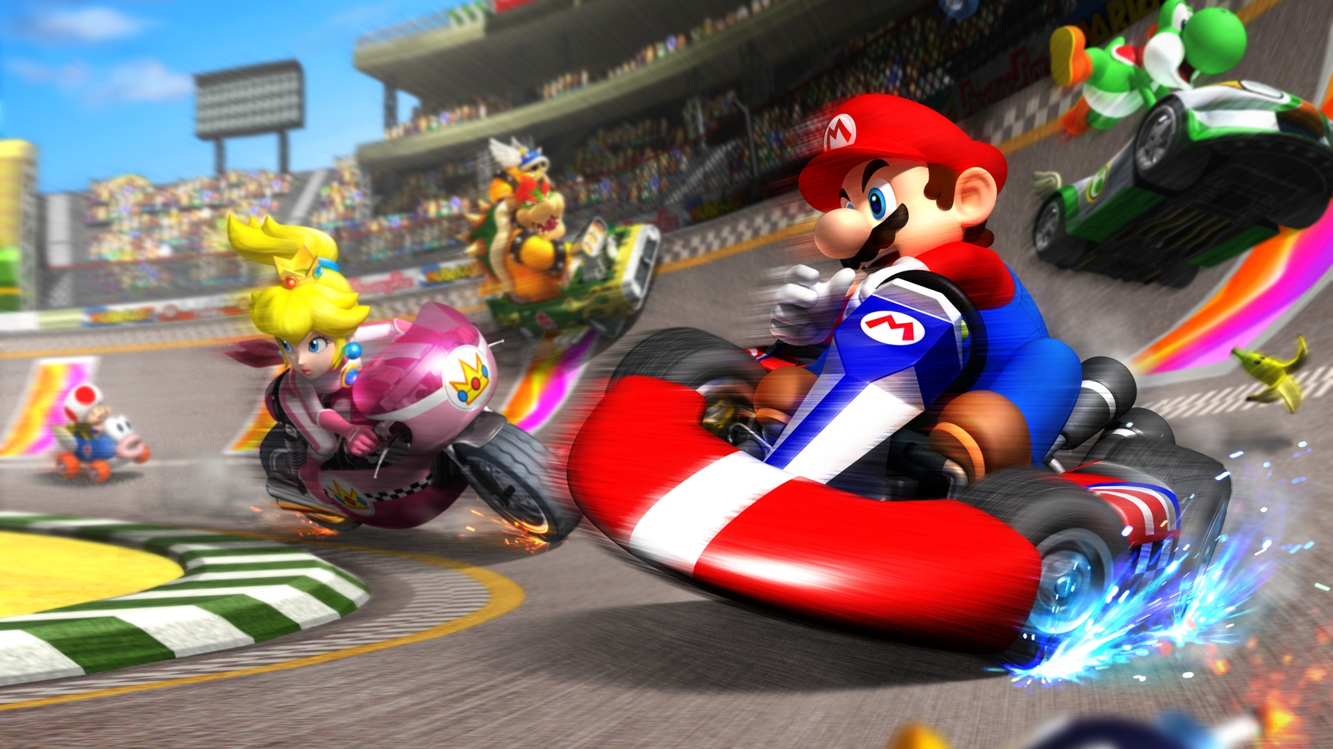 Super Mario Kart Full HD Papel de Parede and Background Image