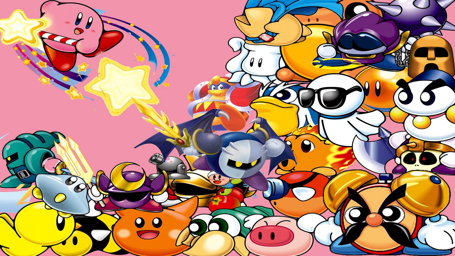 Kirby Nightmare in Dreamland Full HD Wallpaper and Background Image