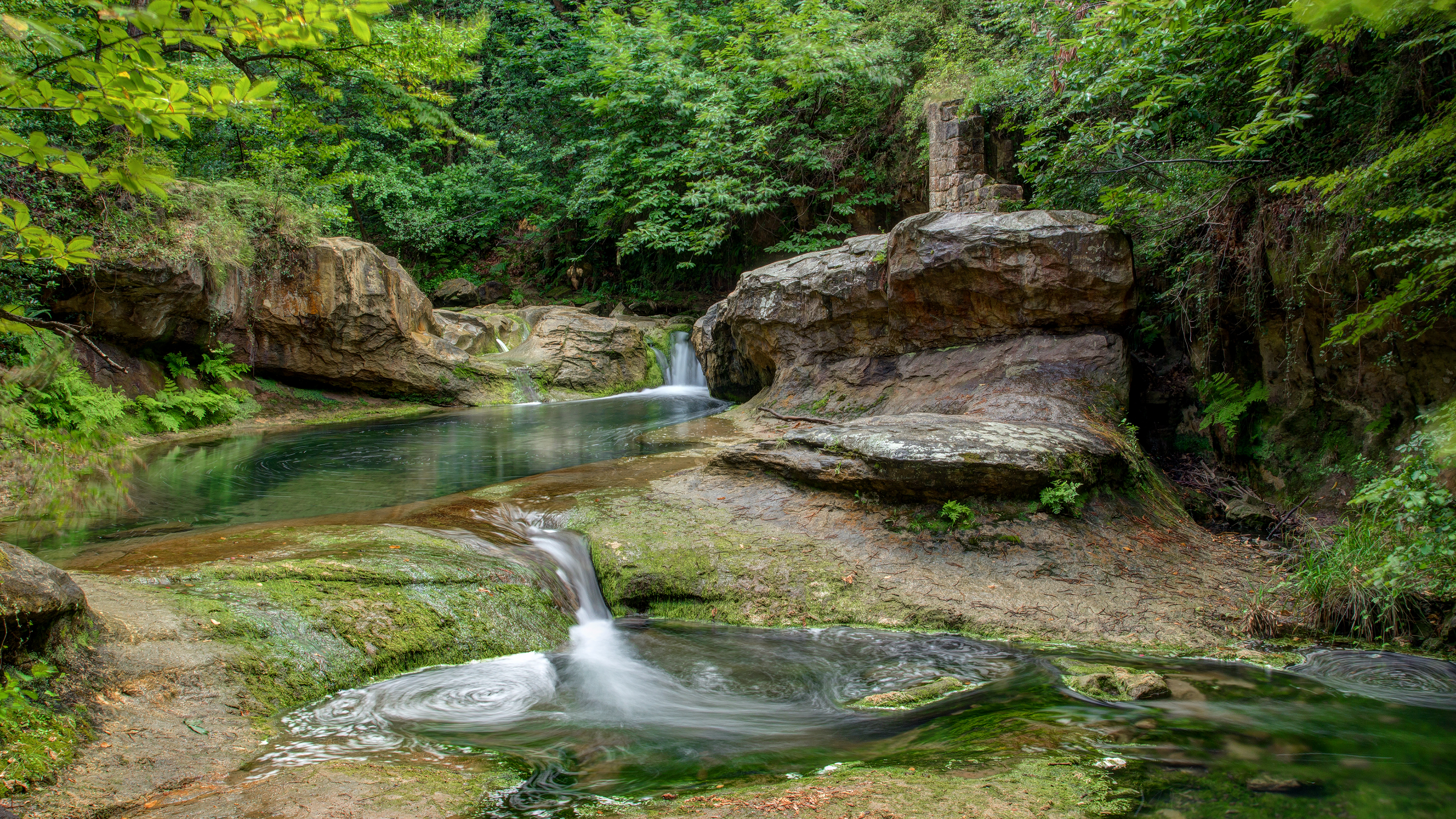 Waterfall 4k Ultra HD Wallpaper Background Image