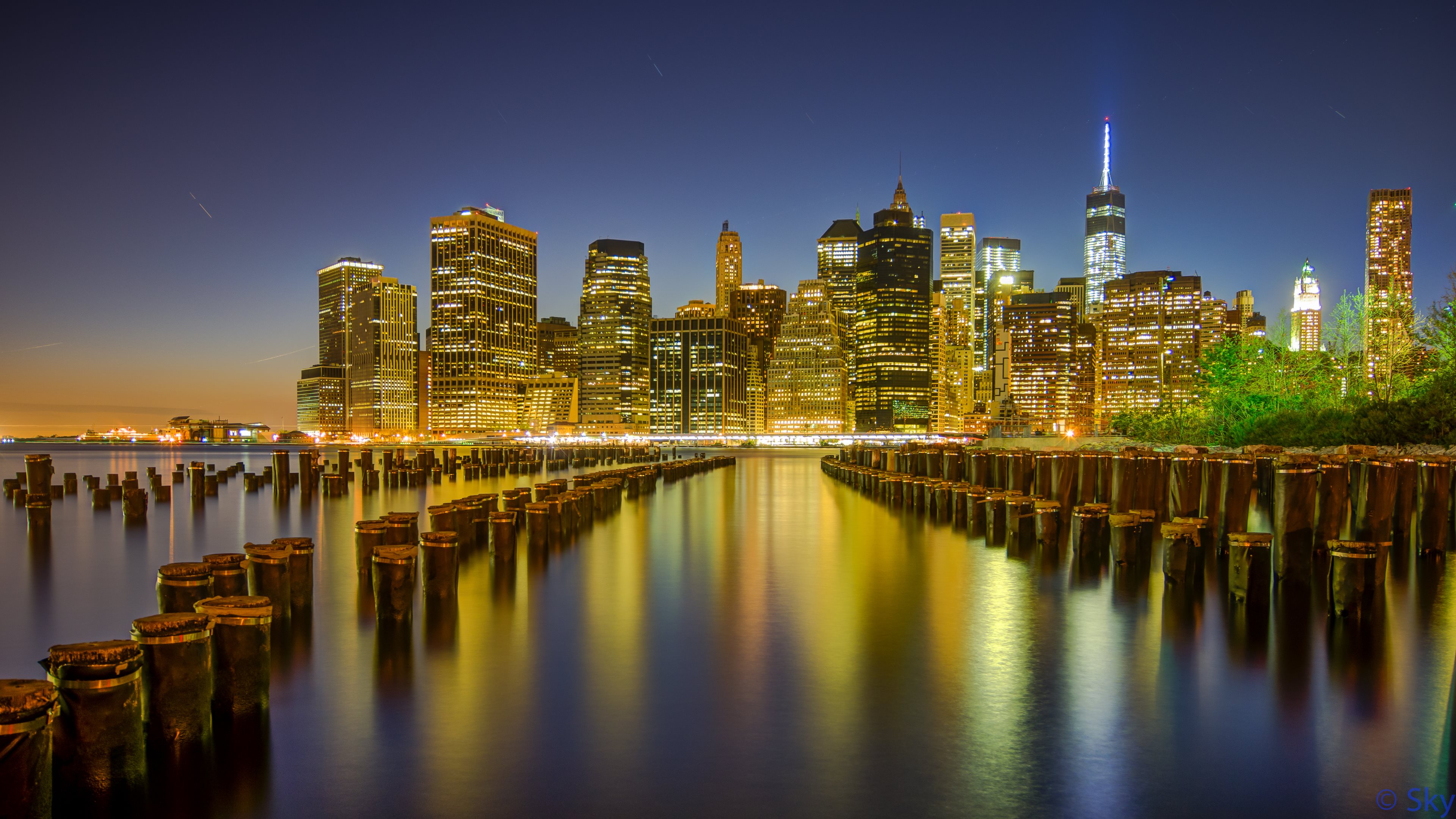 Manhattan 4k Ultra HD Wallpaper Background Image 3840x2160