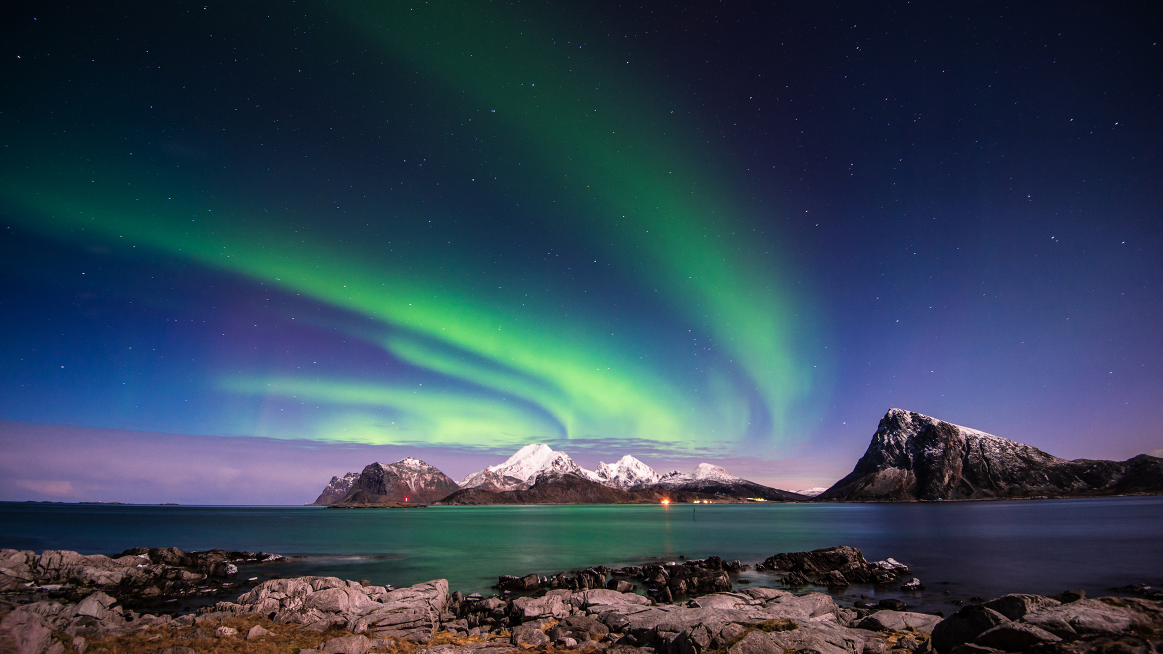 Aurora Borealis 4k Ultra HD Wallpaper Background Image 3840x2160